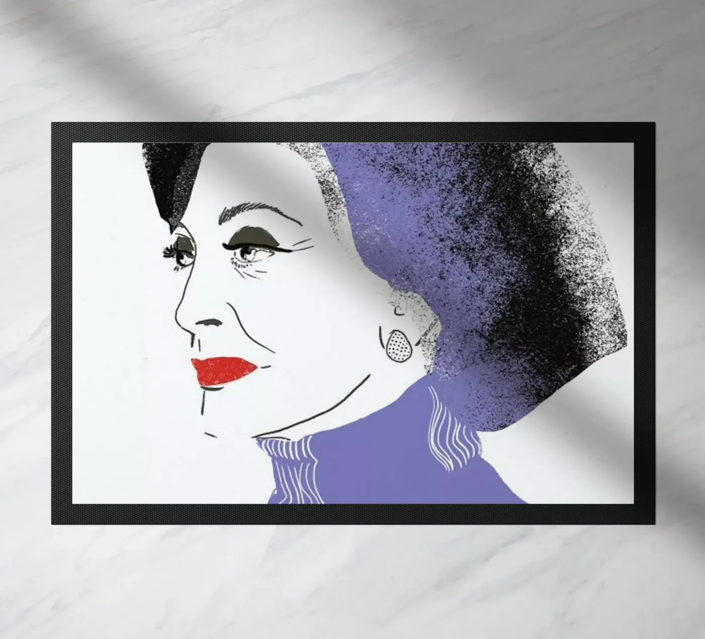 Carmen doormat by Niina Pechkovskaya