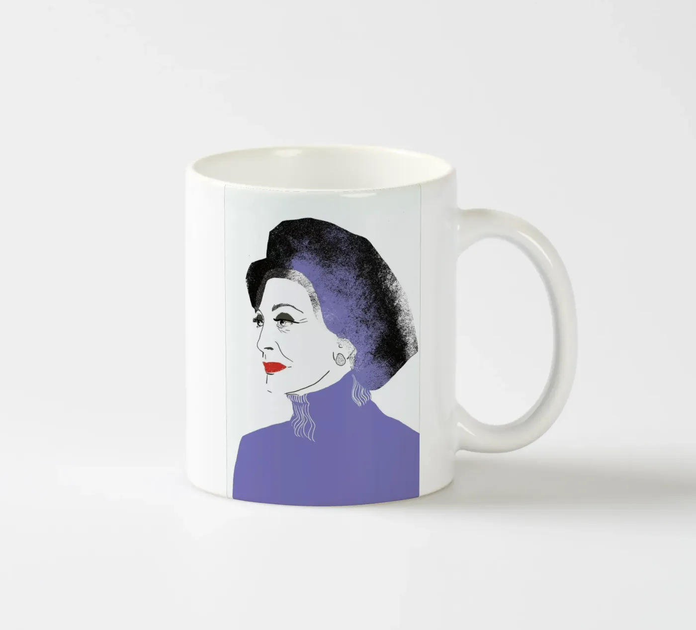 Carmen ceramic mug by Niina Pechkovskaya