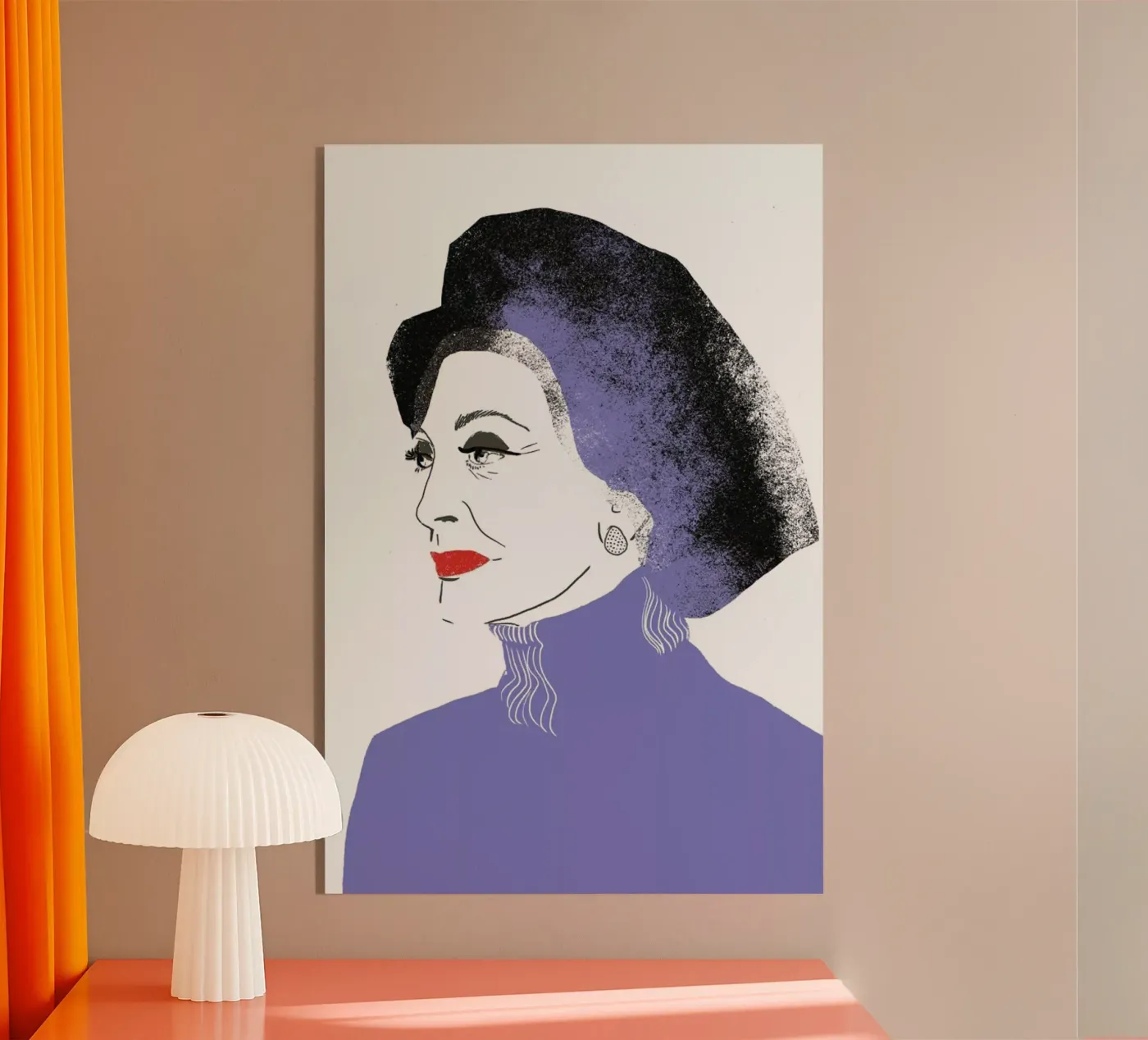 Carmen Acryl-Glas von Niina Pechkovskaya