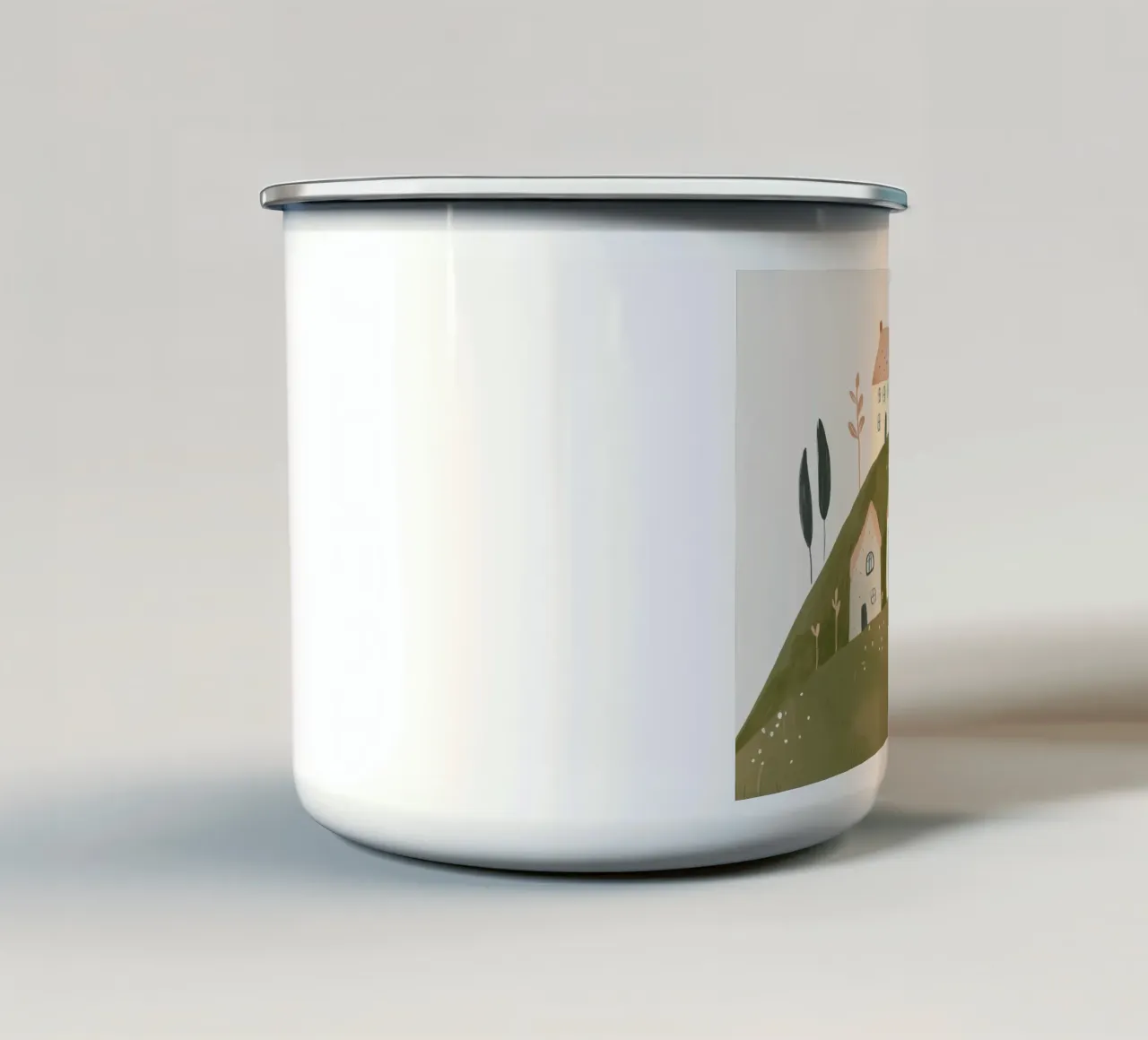 Stampa bohémien con casette tazza in smalto da Little Lola