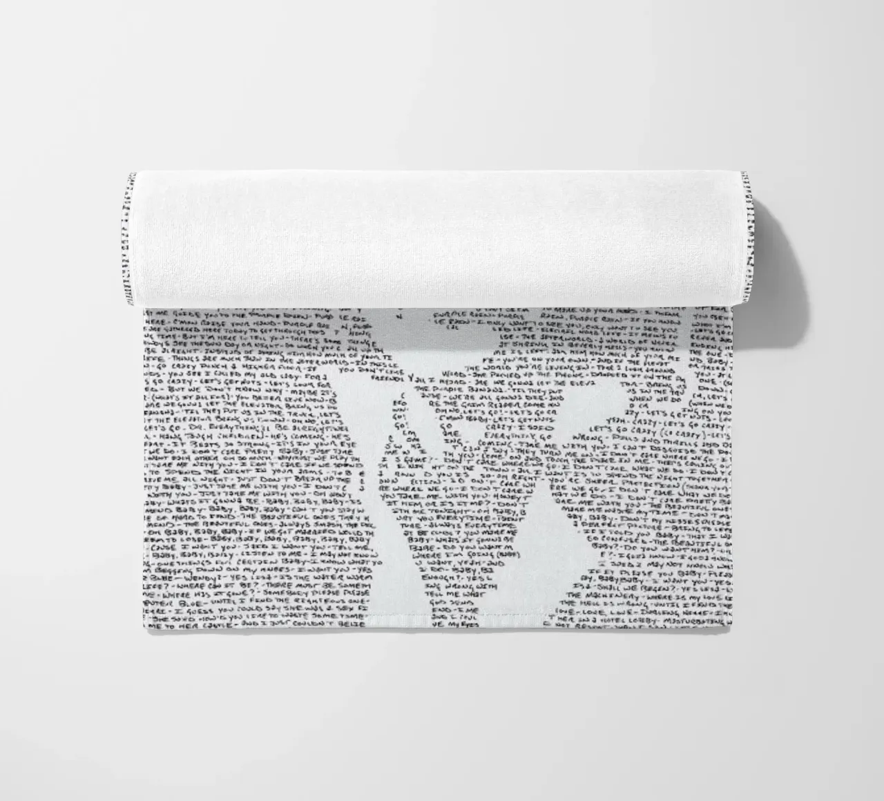 Prince beach towel by Mike Matola