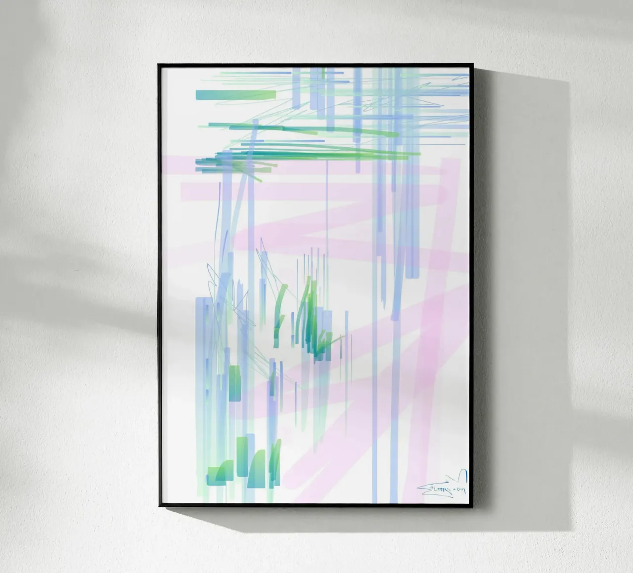 FLOWERS IN RAIN plexiglass da evy