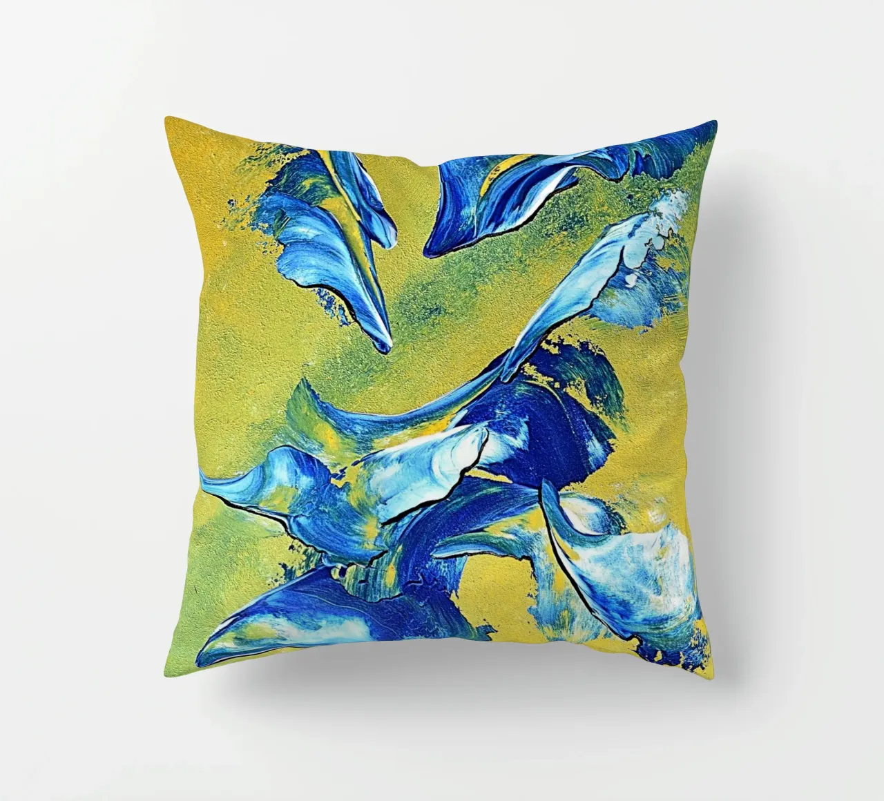 IDEAL GIFT 113 cuscino da Thierry Vobmann Abstract painting