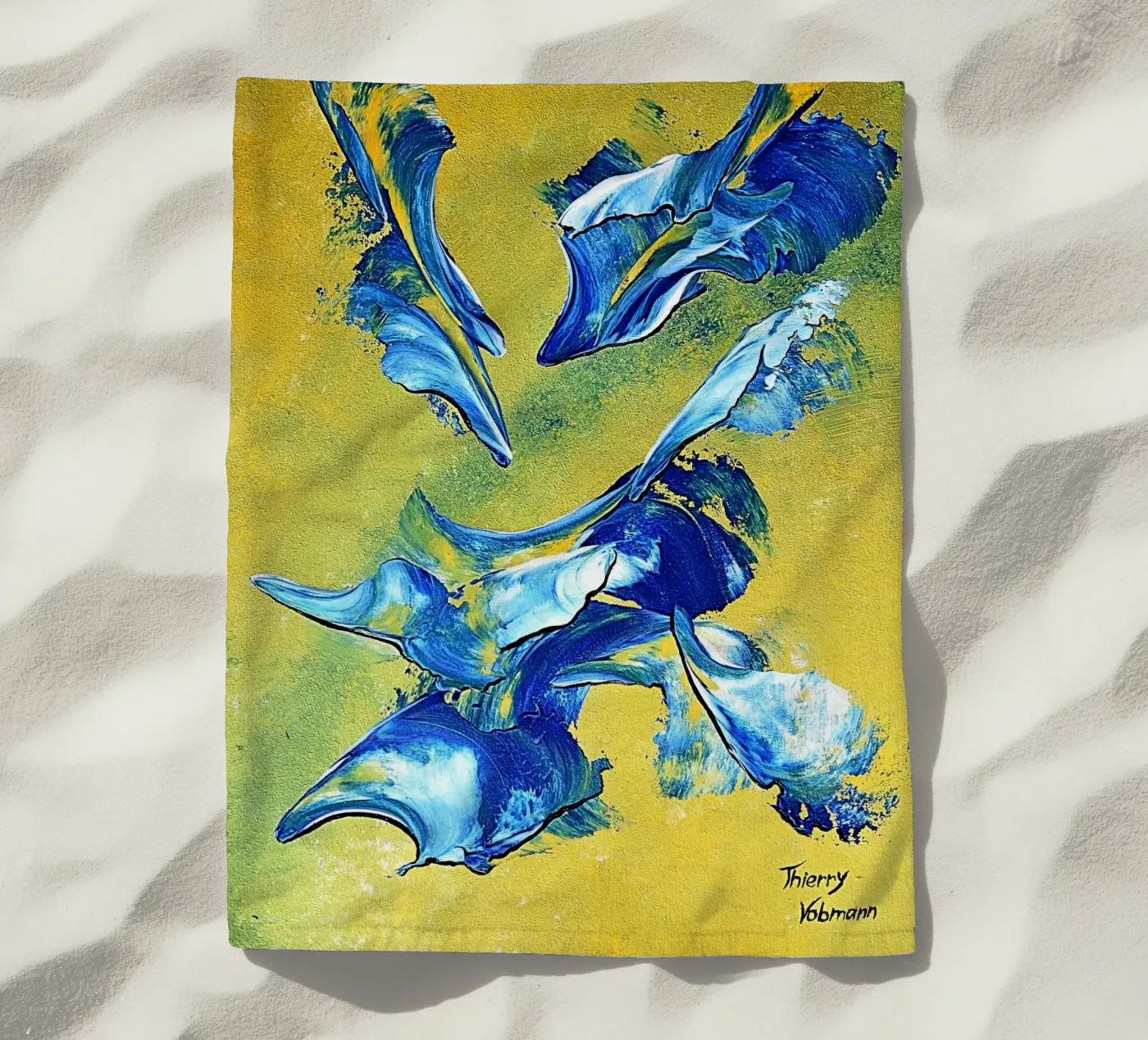 IDEAL GIFT 113 telo mare da Thierry Vobmann Abstract painting