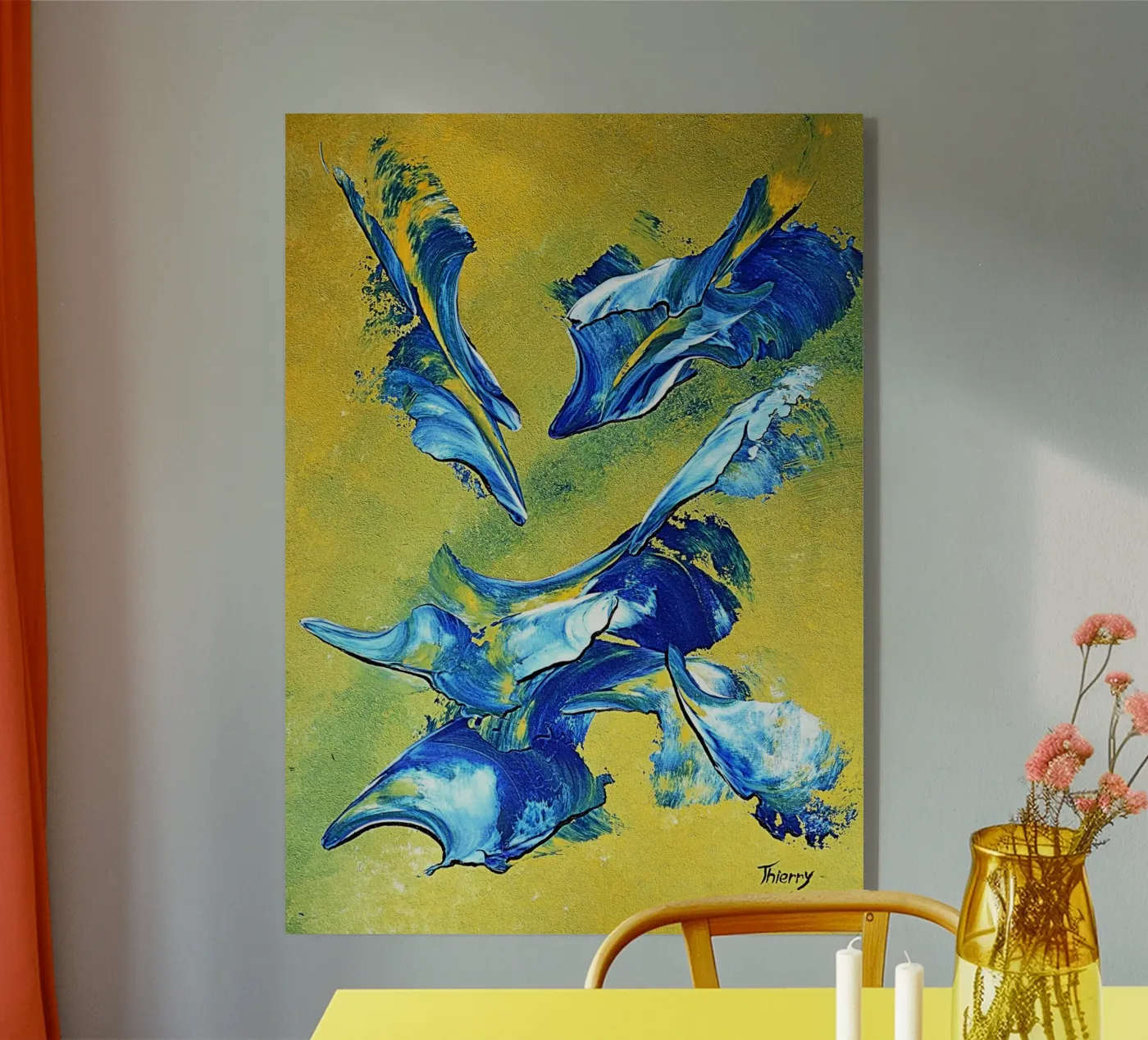 IDEAL GIFT 113 plexiglass da Thierry Vobmann Abstract painting