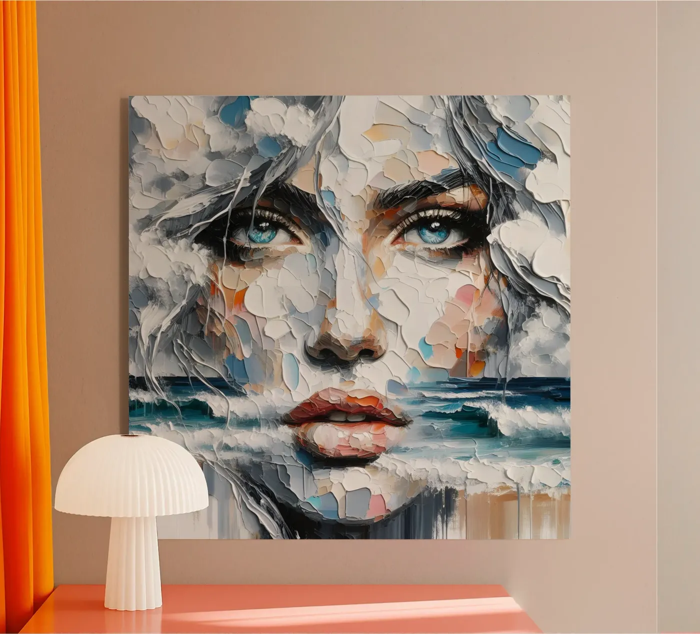 RITRATTO IN MARE plexiglass da ARTOMATIC
