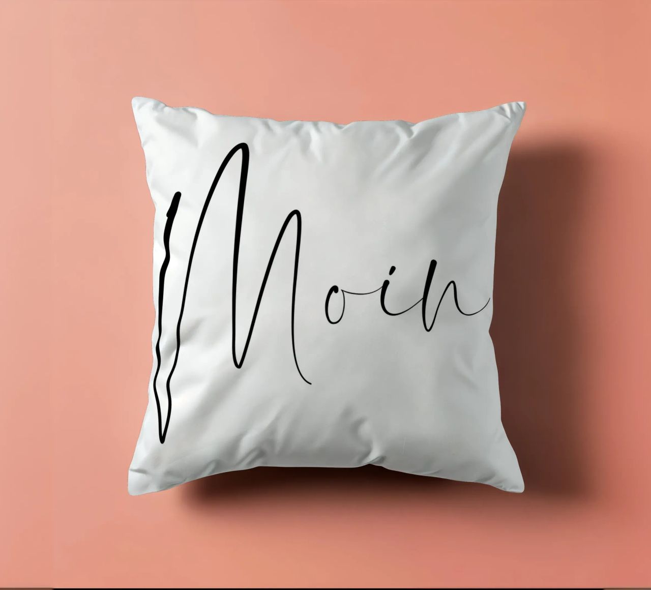 Moin - Schreibschrift cuscino da BAINAI