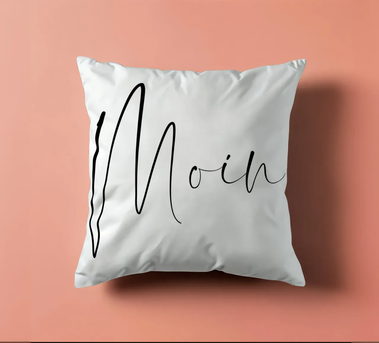 Moin - Schreibschrift cuscino da BAINAI
