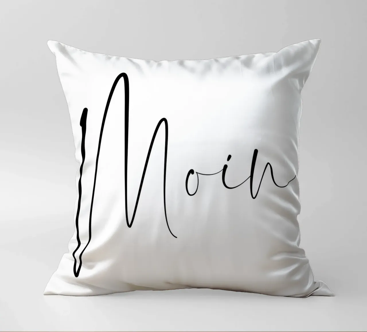 Moin - Schreibschrift cuscino da BAINAI