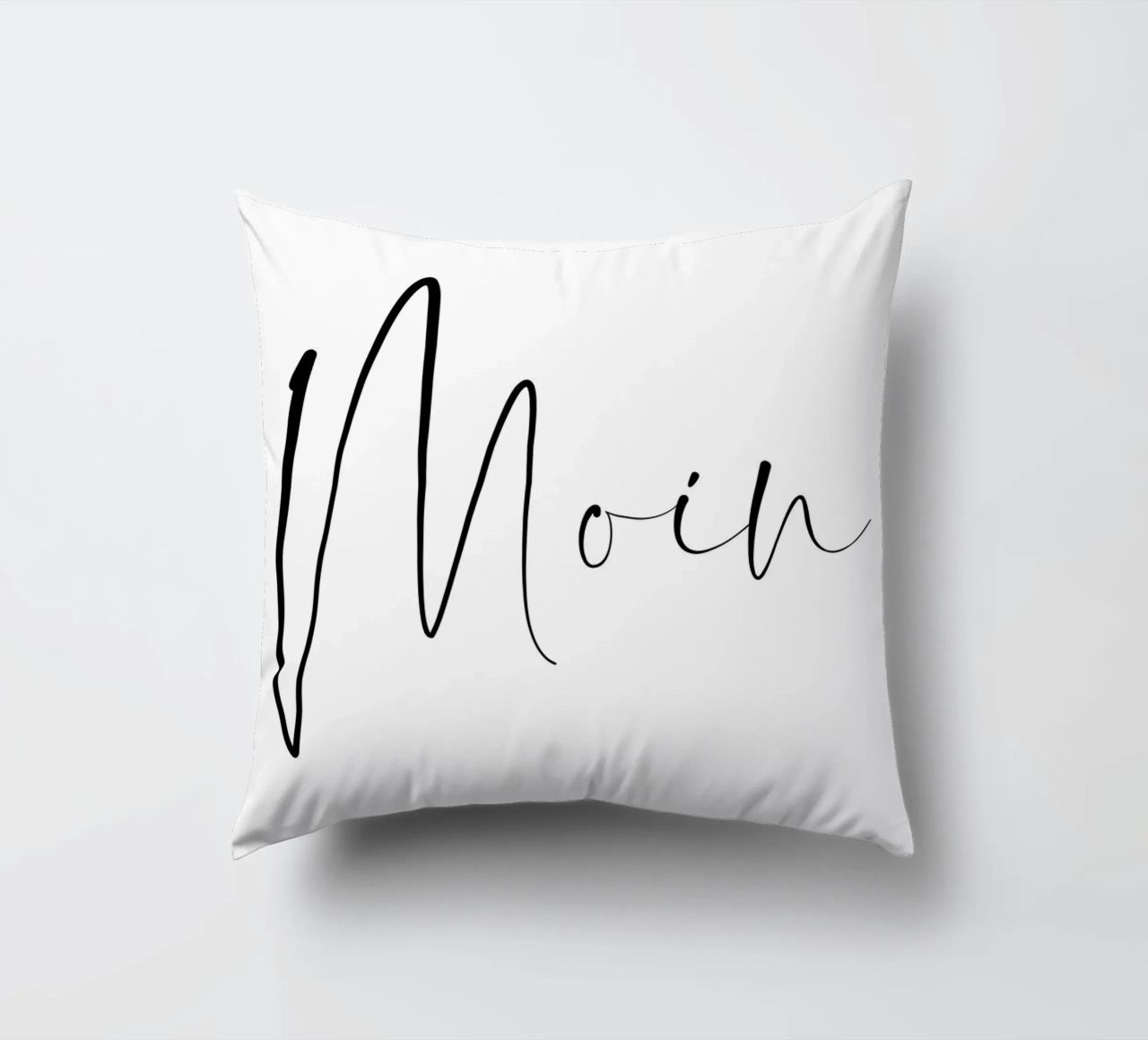 Moin - Schreibschrift cuscino da BAINAI