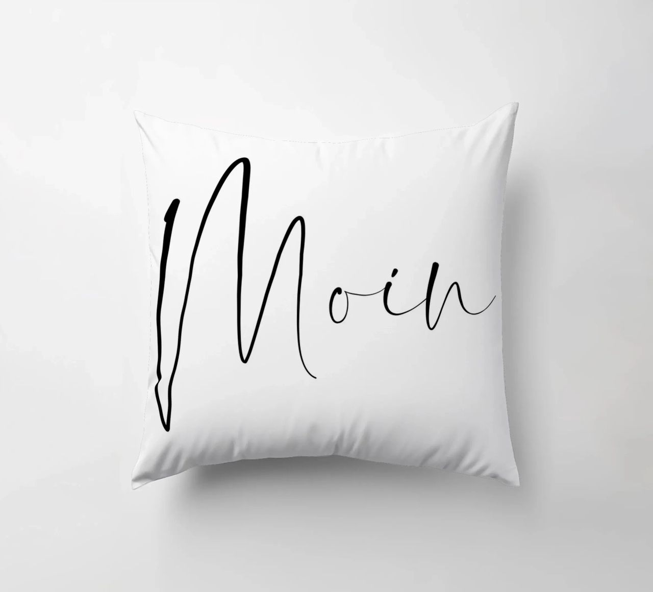 Moin - Schreibschrift cuscino da BAINAI