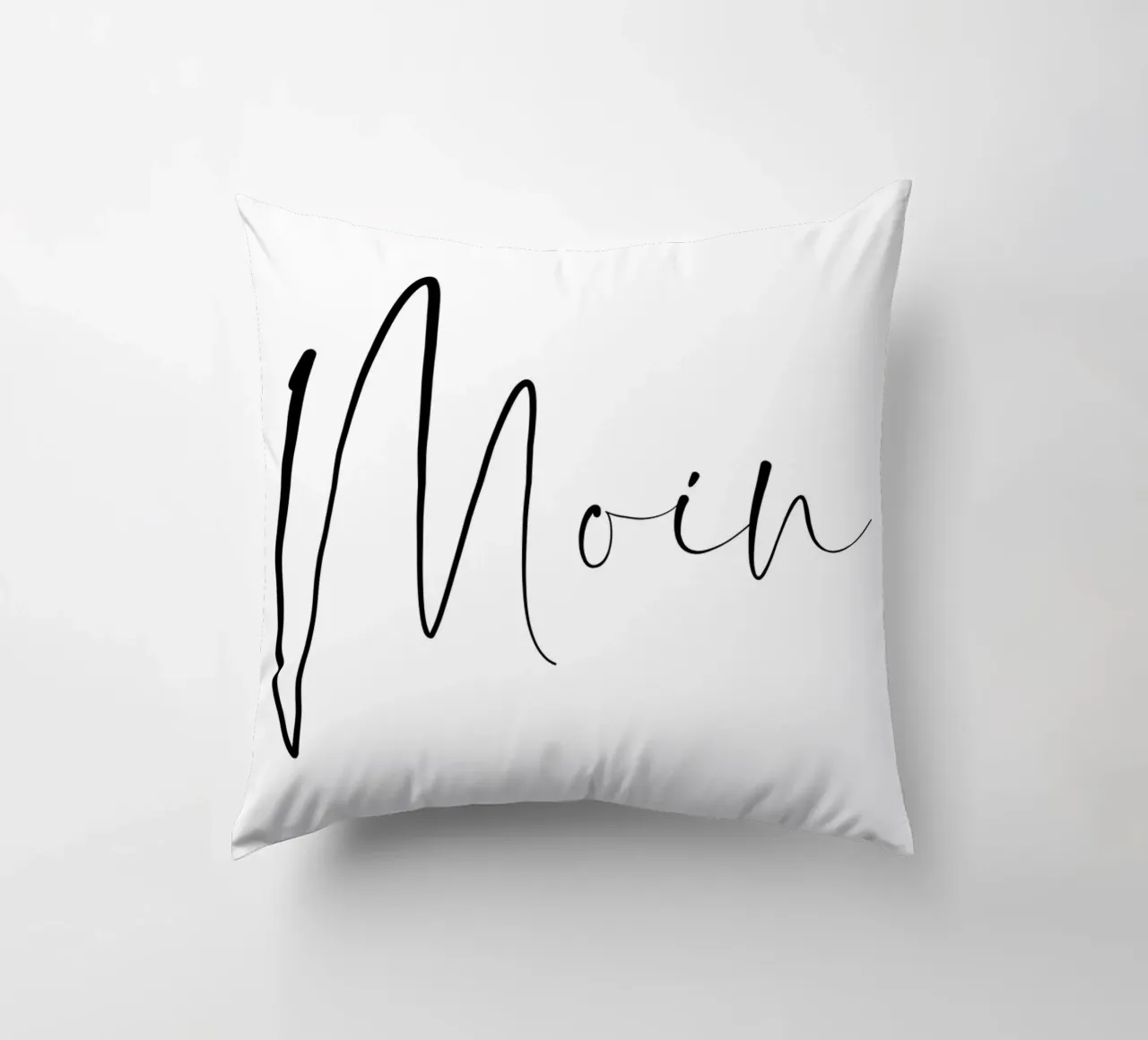 Moin - Schreibschrift cuscino da BAINAI