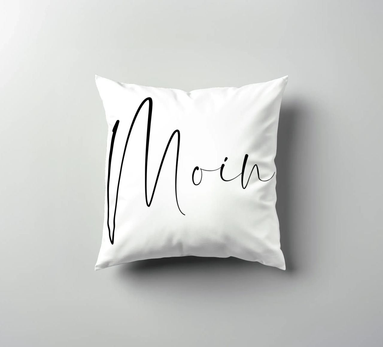 Moin - Schreibschrift cuscino da BAINAI