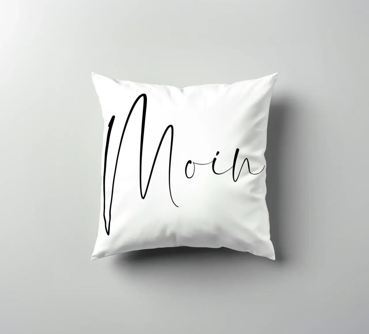 Moin - Schreibschrift cuscino da BAINAI