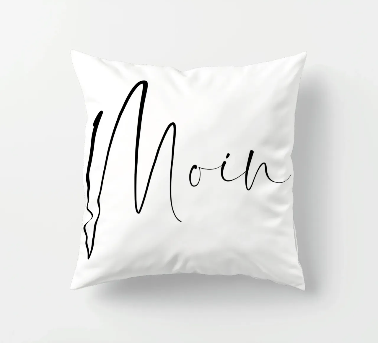 Moin - Schreibschrift cuscino da BAINAI