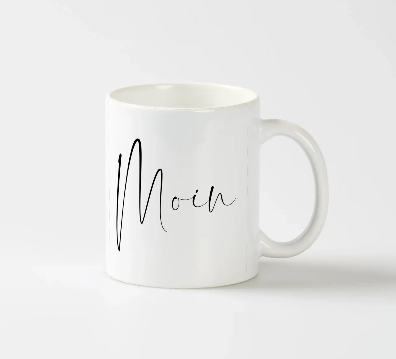 Moin - Schreibschrift Keramik Tasse von BAINAI