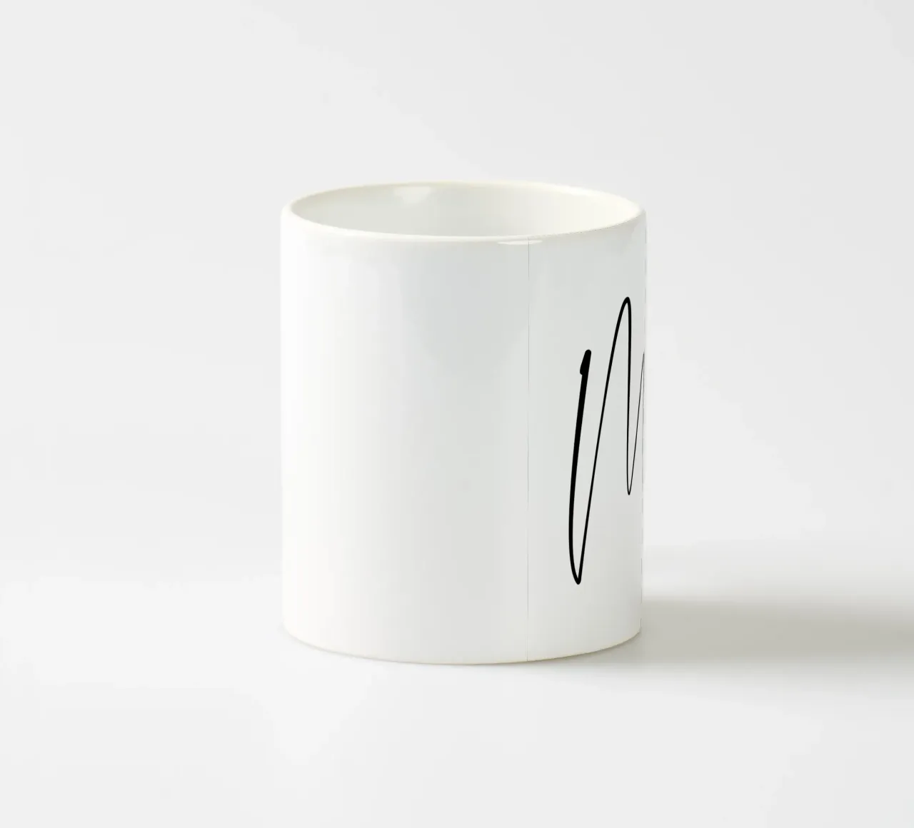 Moin - Schreibschrift Keramik Tasse von BAINAI