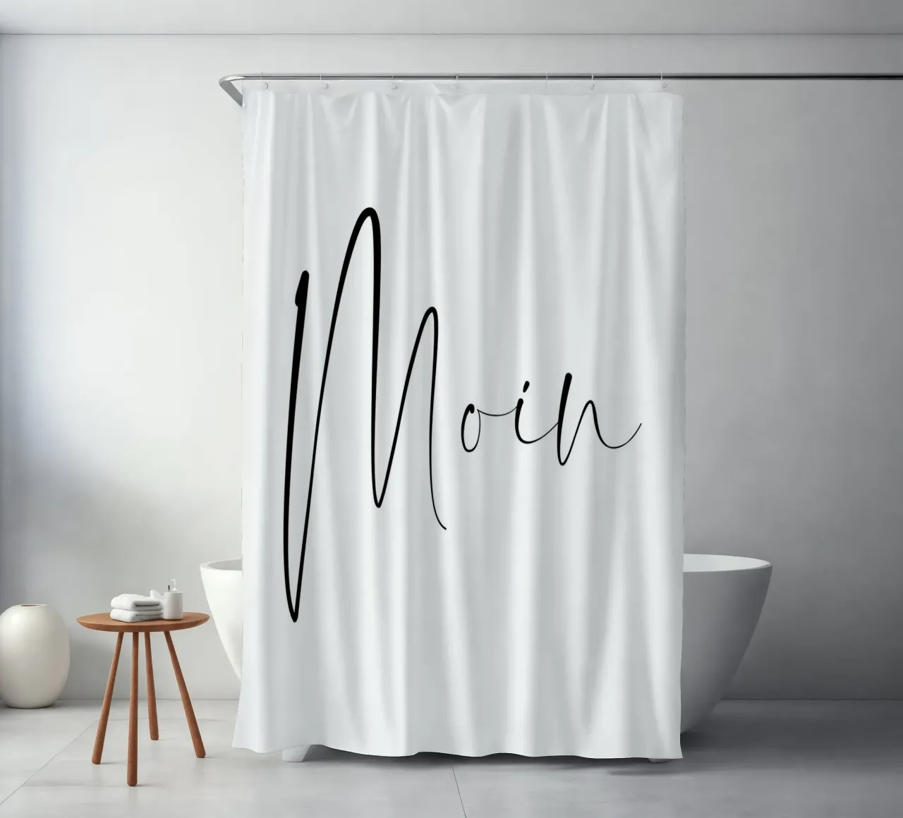 Moin - Schreibschrift tenda da doccia da BAINAI