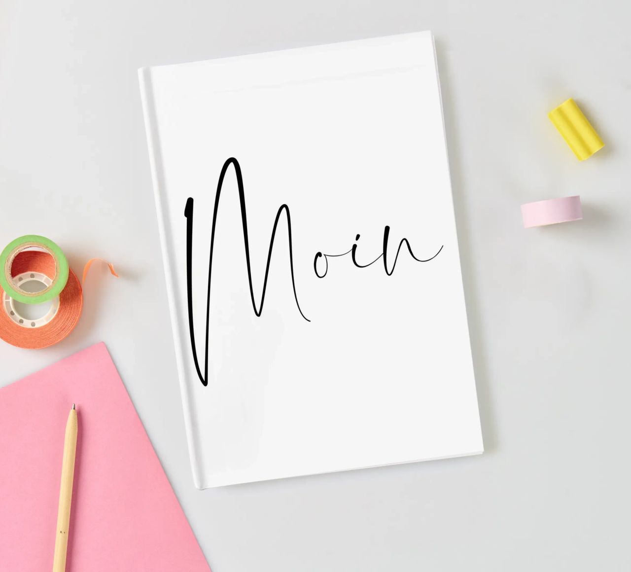 Moin - Schreibschrift notebook by BAINAI