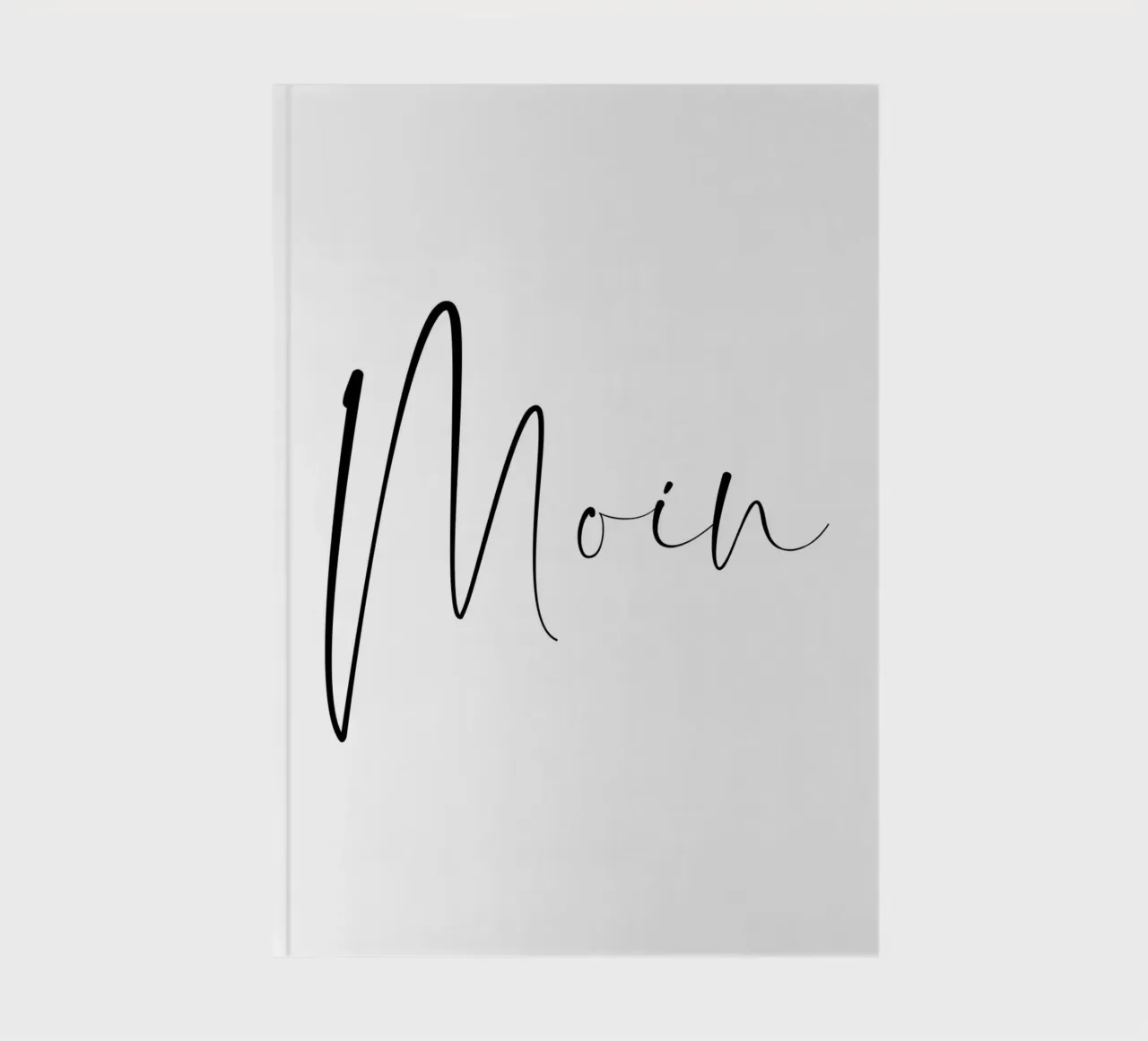 Moin - Schreibschrift Notizbuch von BAINAI