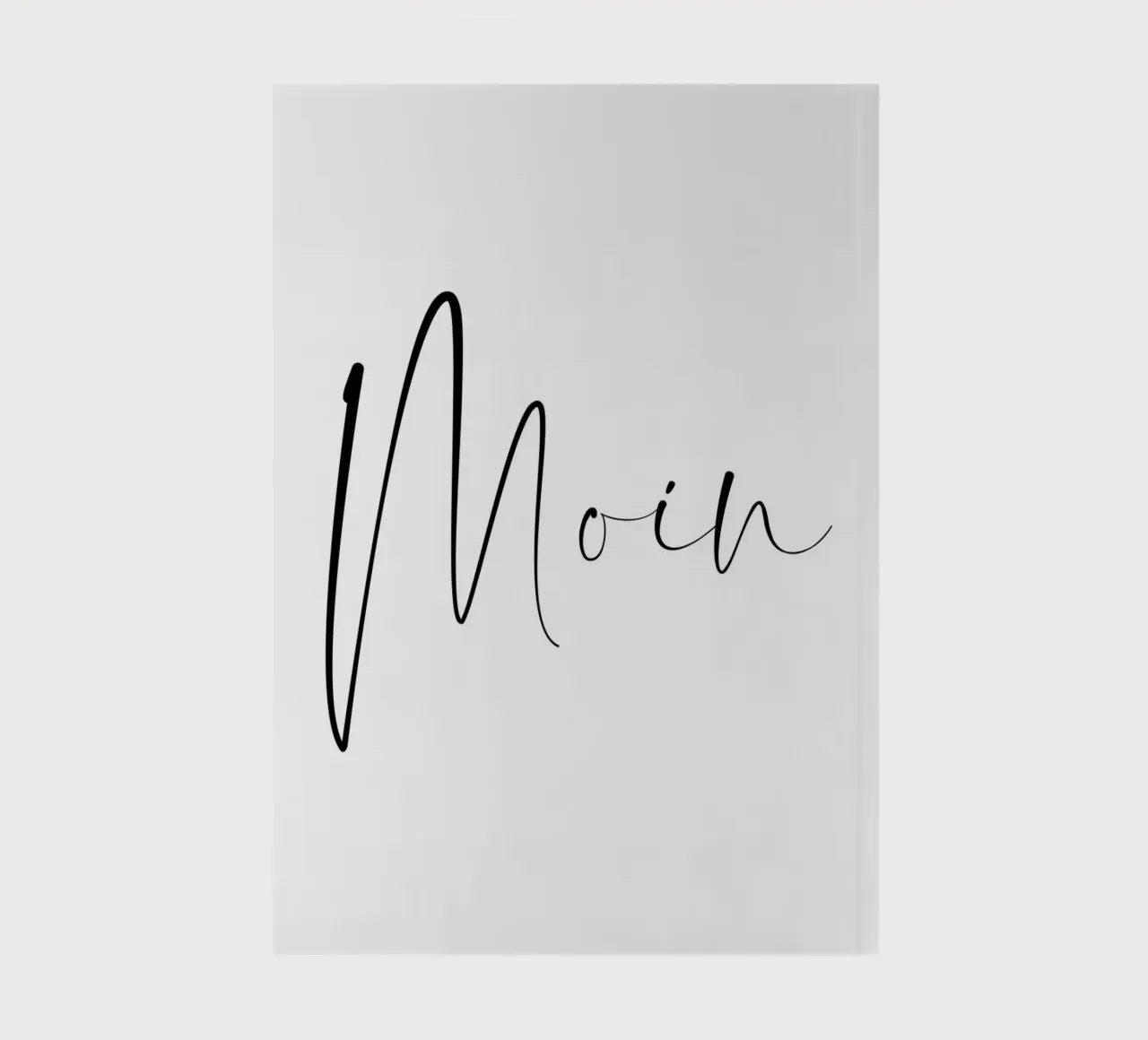 Moin - Schreibschrift Notizbuch von BAINAI