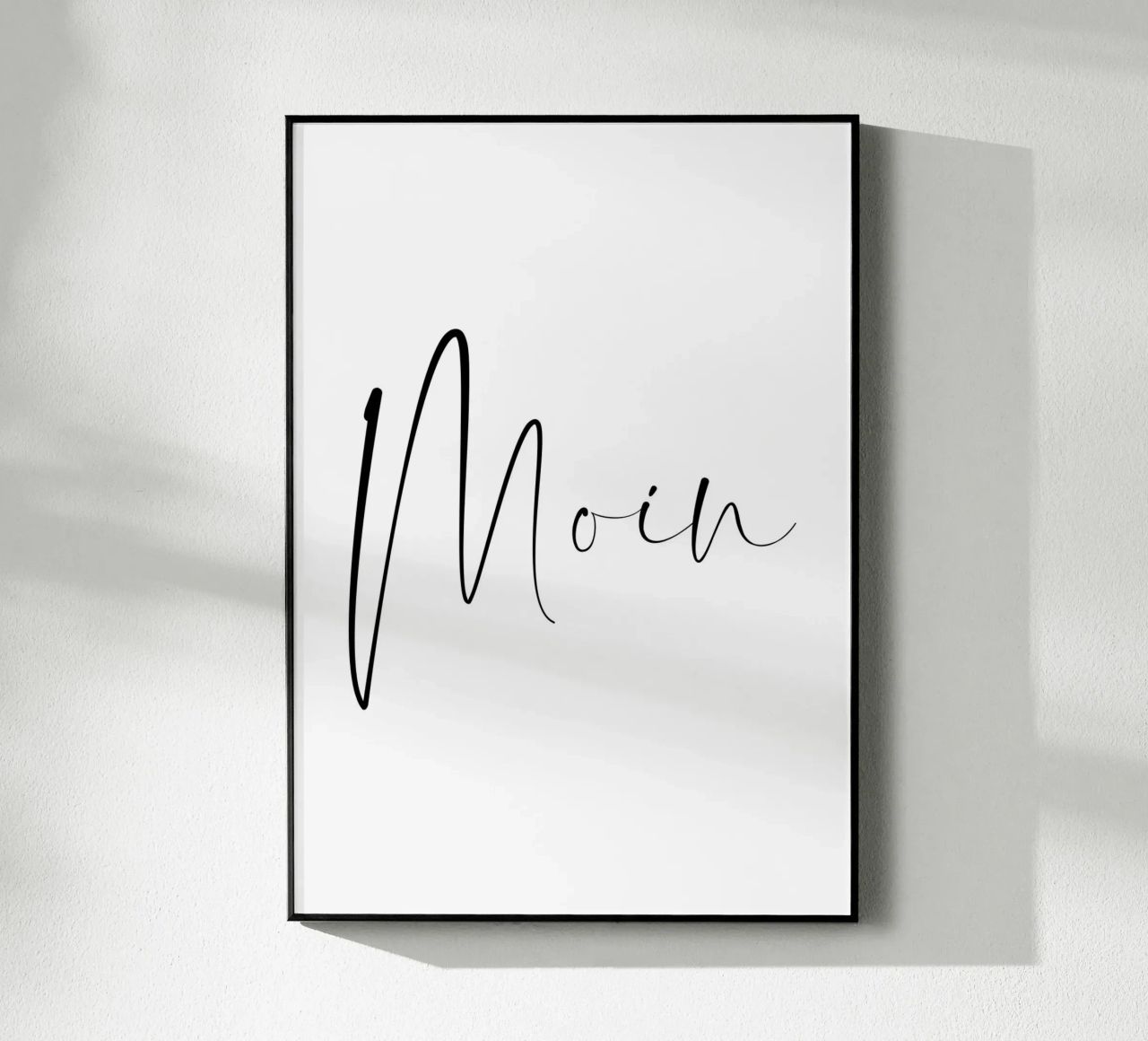Moin - Schreibschrift plexiglass da BAINAI
