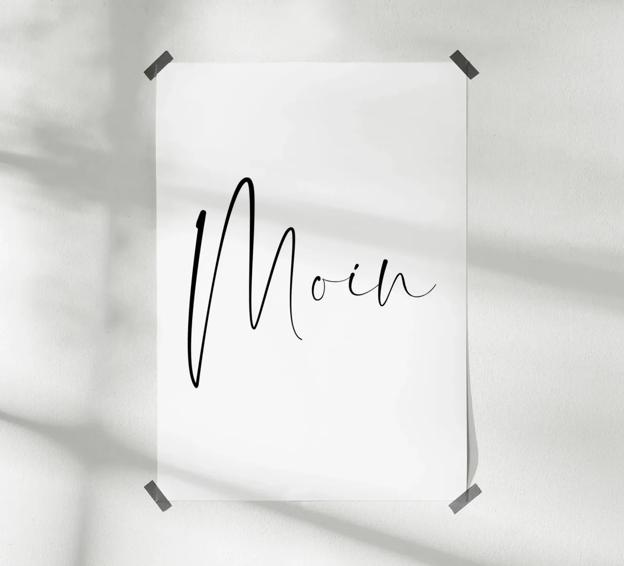 Moin - Schreibschrift carta hahnemühle da BAINAI