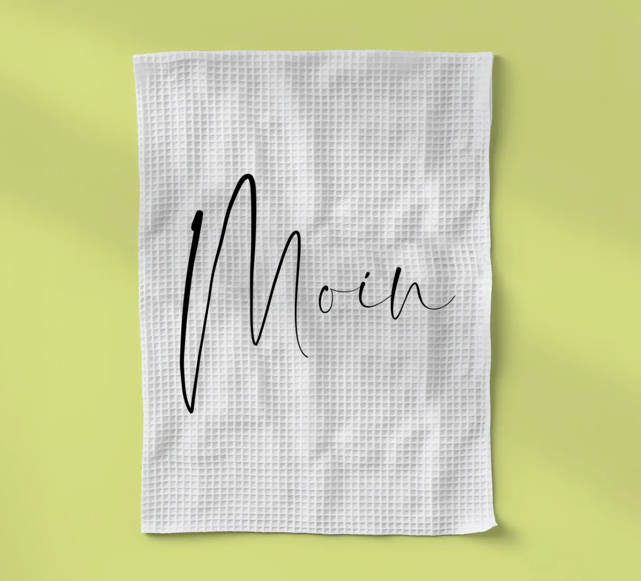 Moin - Schreibschrift Geschirrtuch von BAINAI