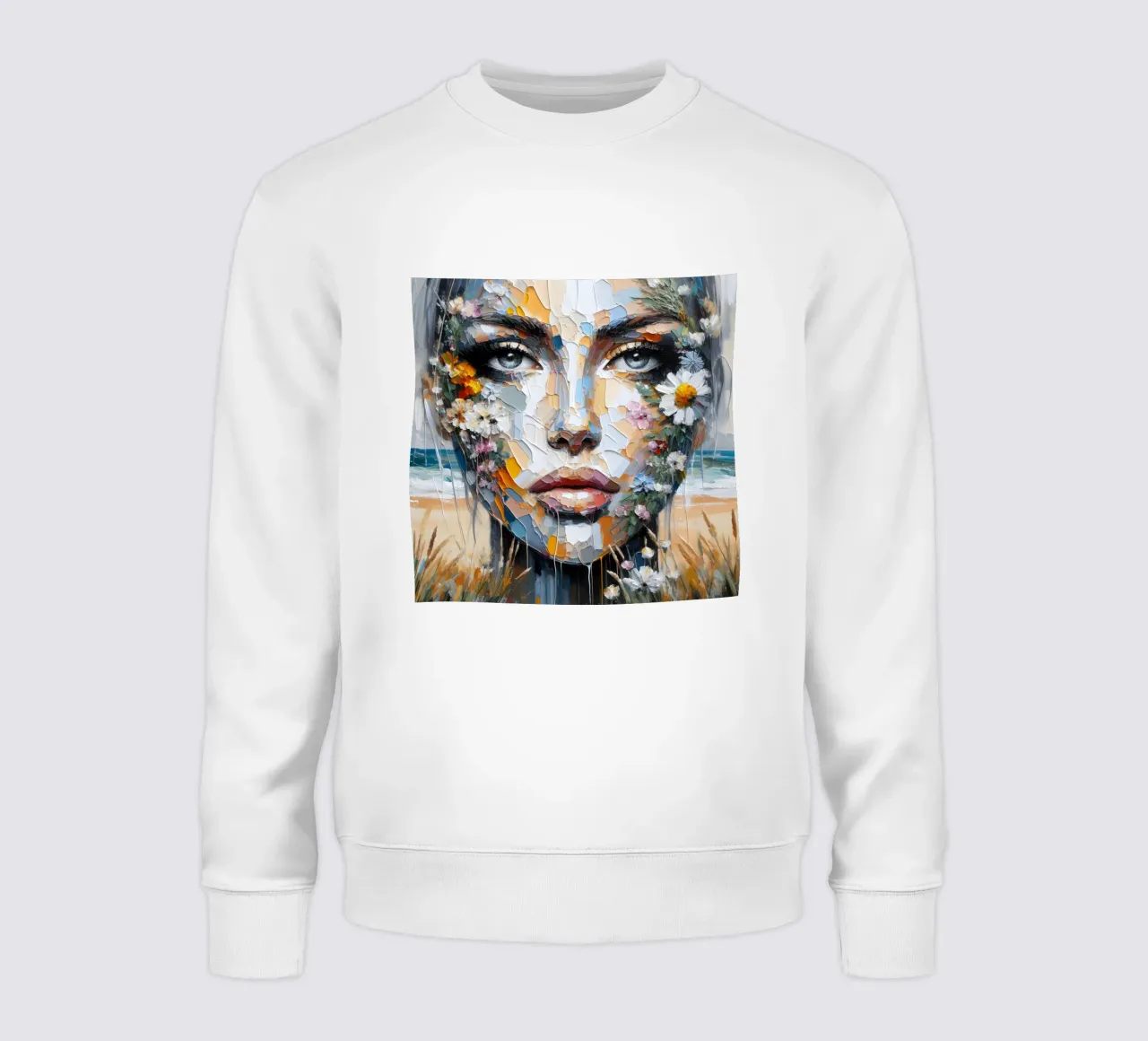 RITRATTO DI UNA GIORNATA IN SPIAGGIA felpa da ARTOMATIC