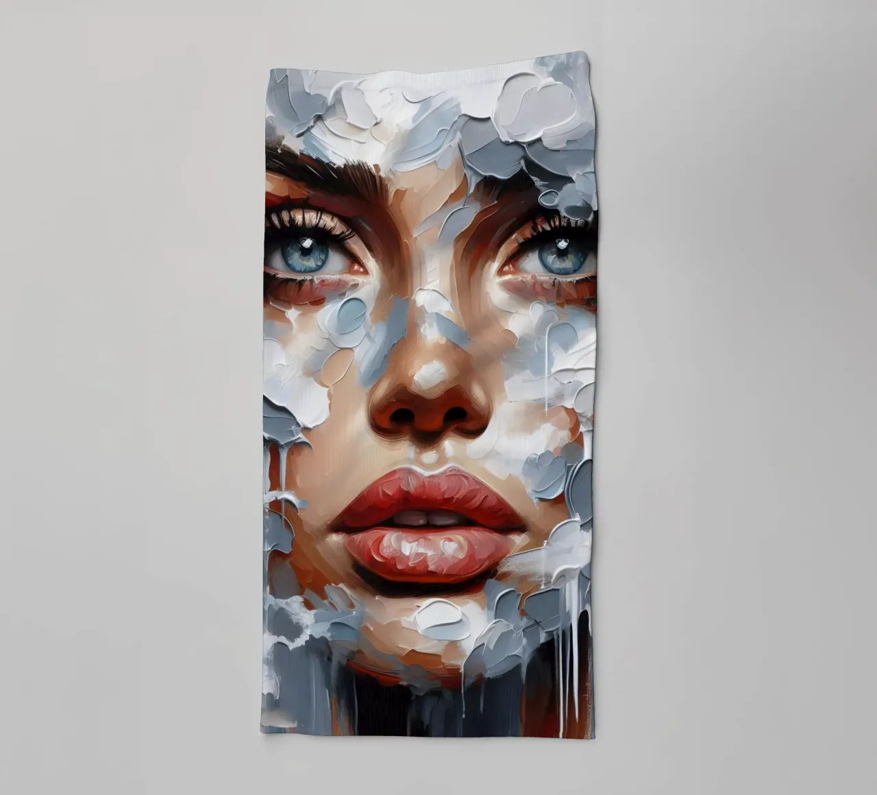 Head In The Clouds Portrait towel by ARTOMATIC