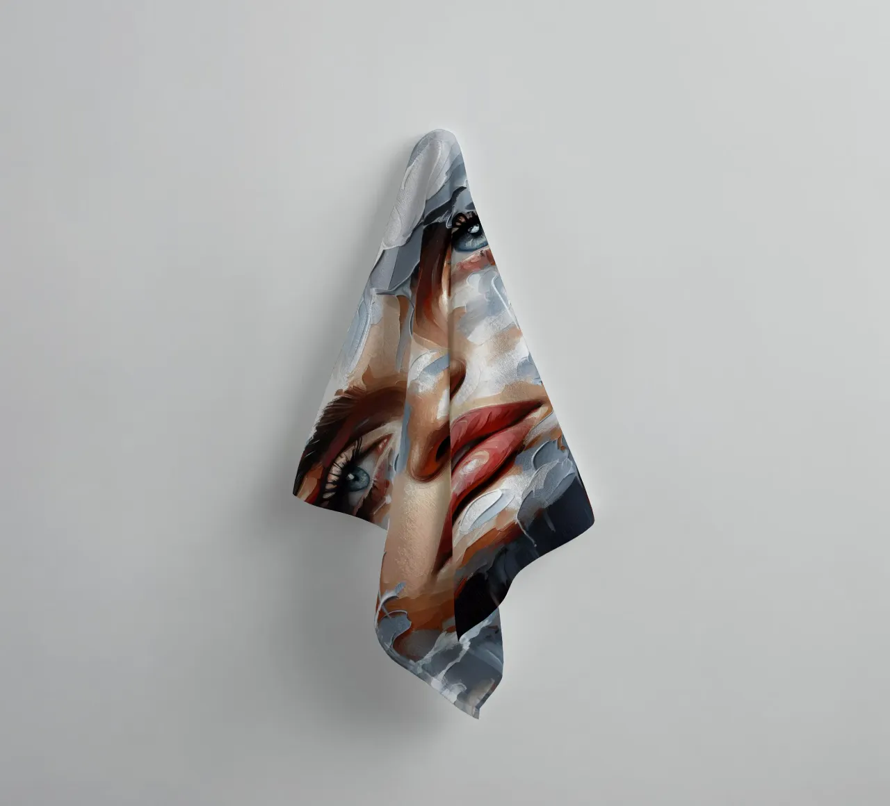 Head In The Clouds Portrait towel by ARTOMATIC