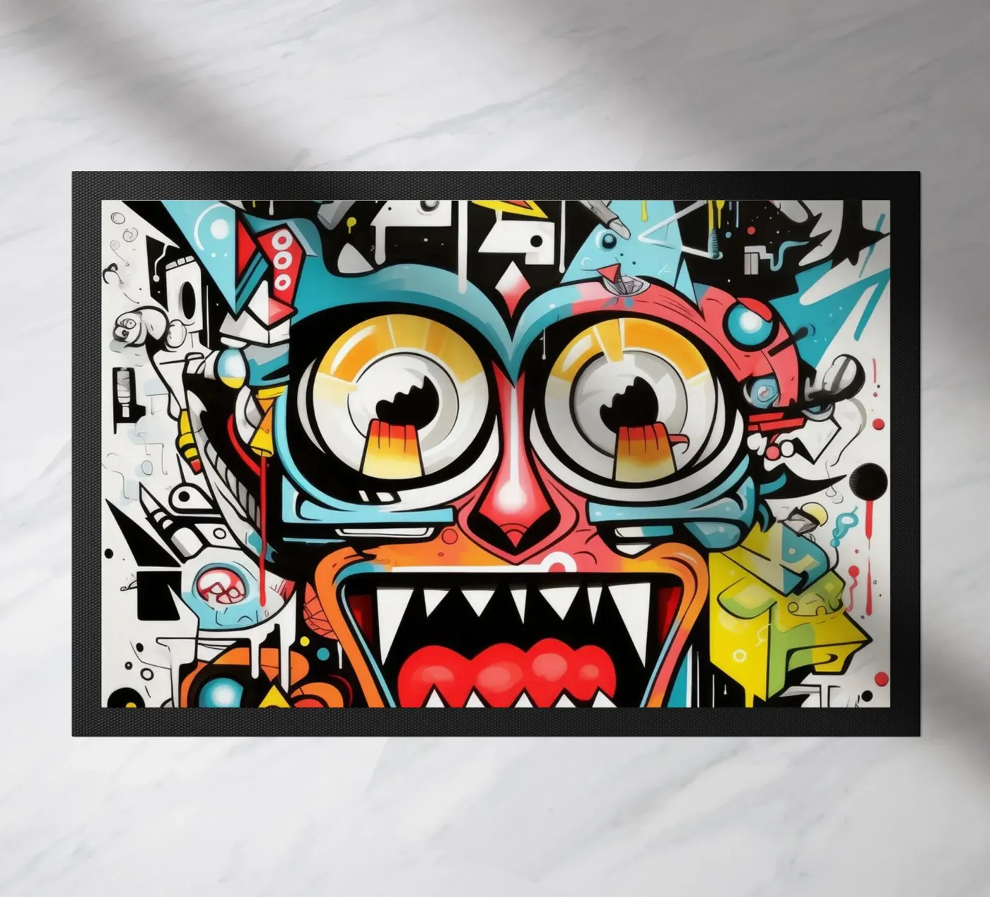 graffiti animals doormat by Art Digital Visuel