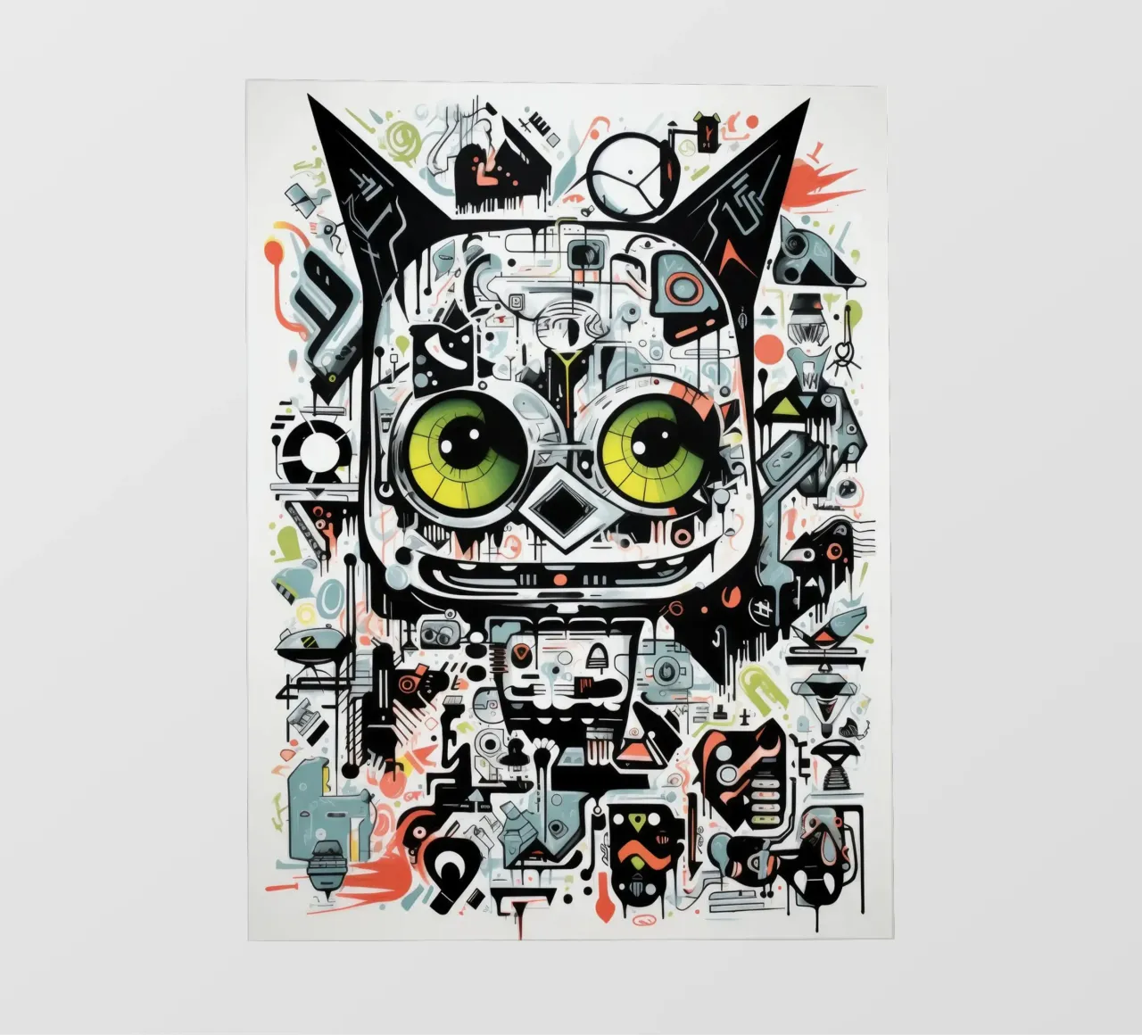 animali graffiti telo in pvc da Art Digital Visuel