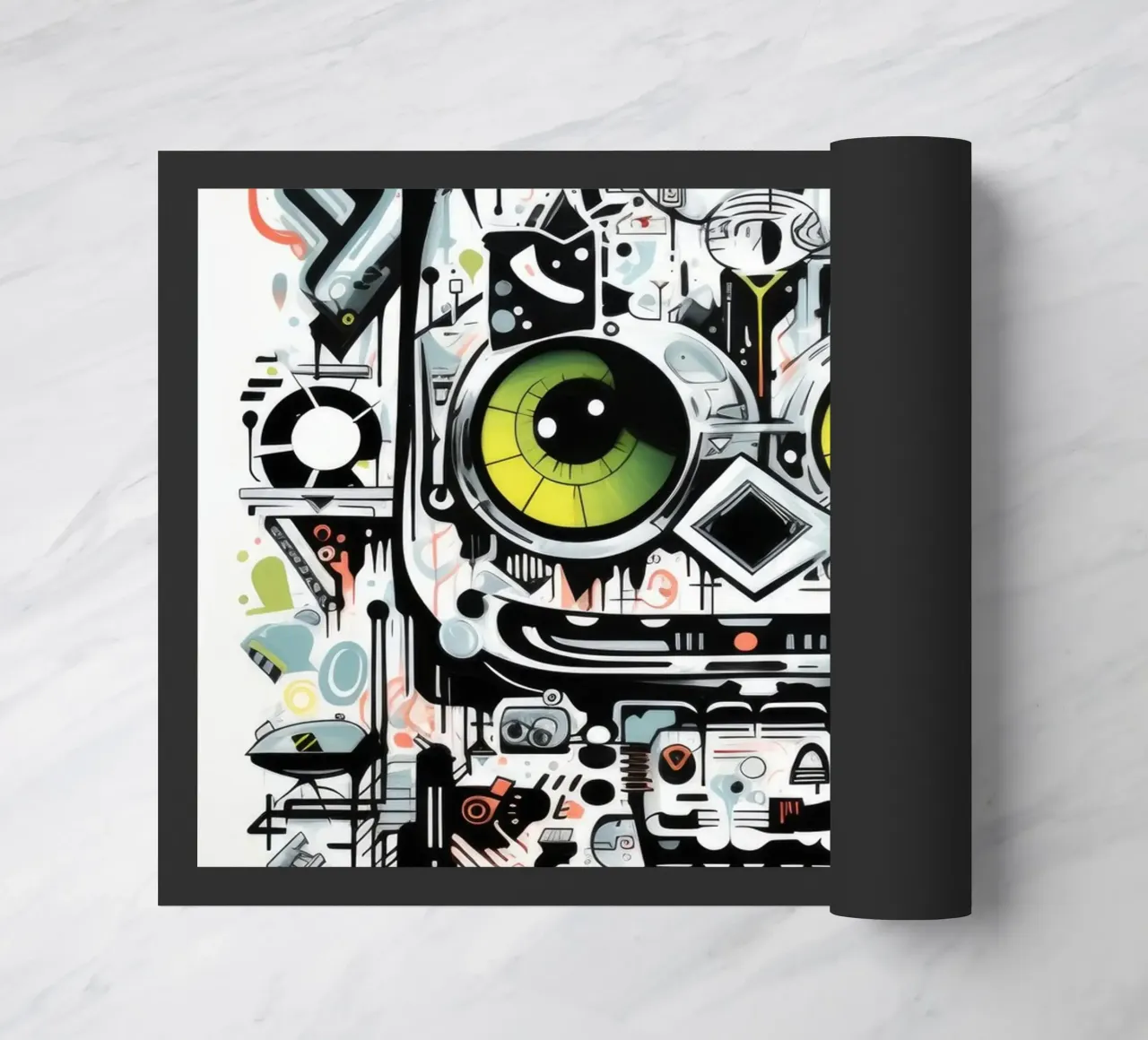 animali graffiti zerbino da Art Digital Visuel