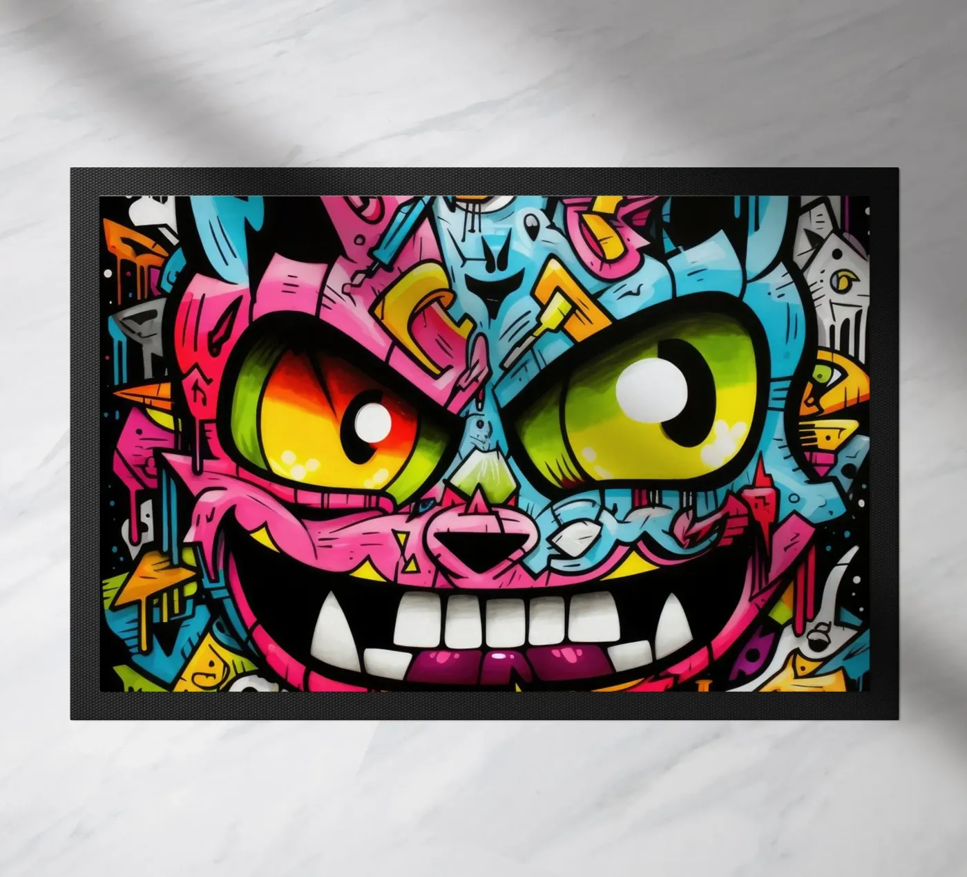 graffiti animals doormat by Art Digital Visuel