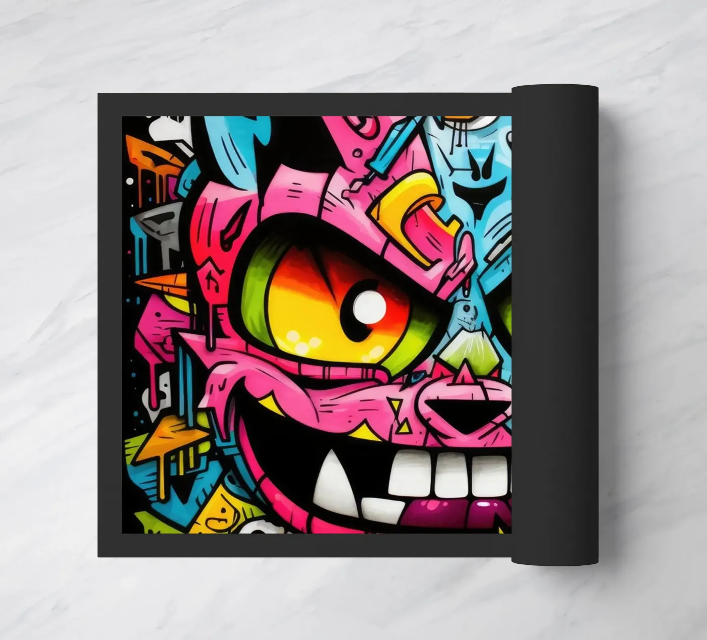 graffiti animals doormat by Art Digital Visuel