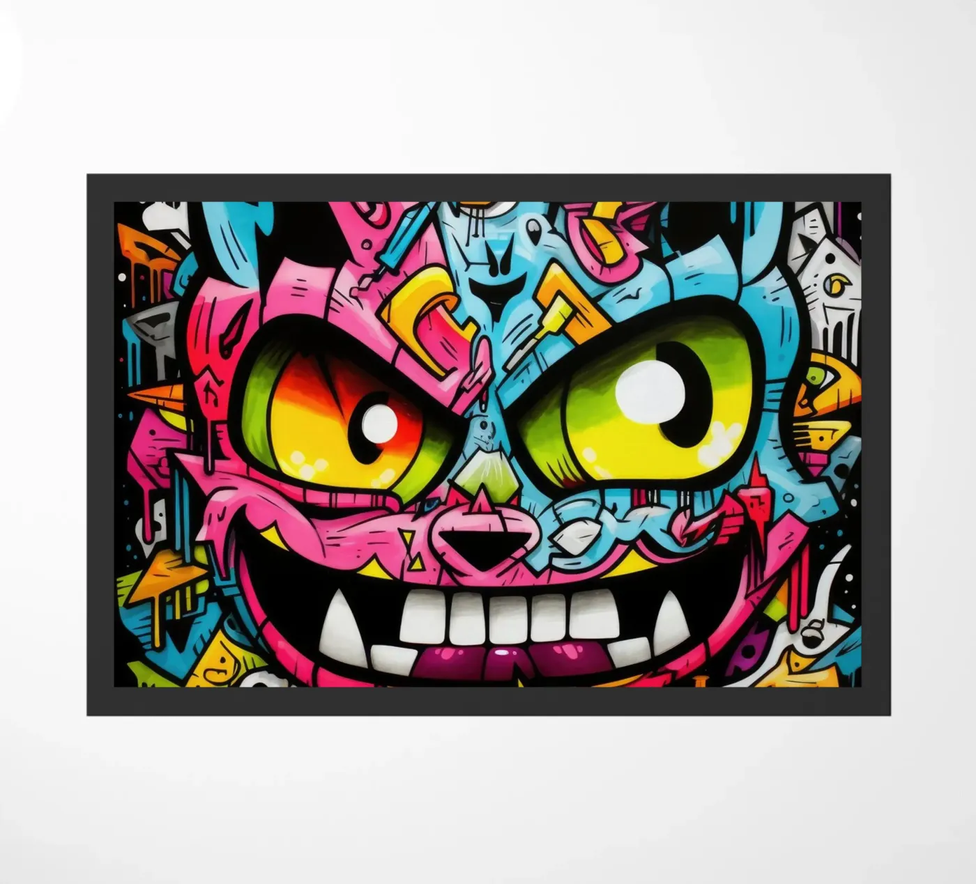 graffiti animals doormat by Art Digital Visuel
