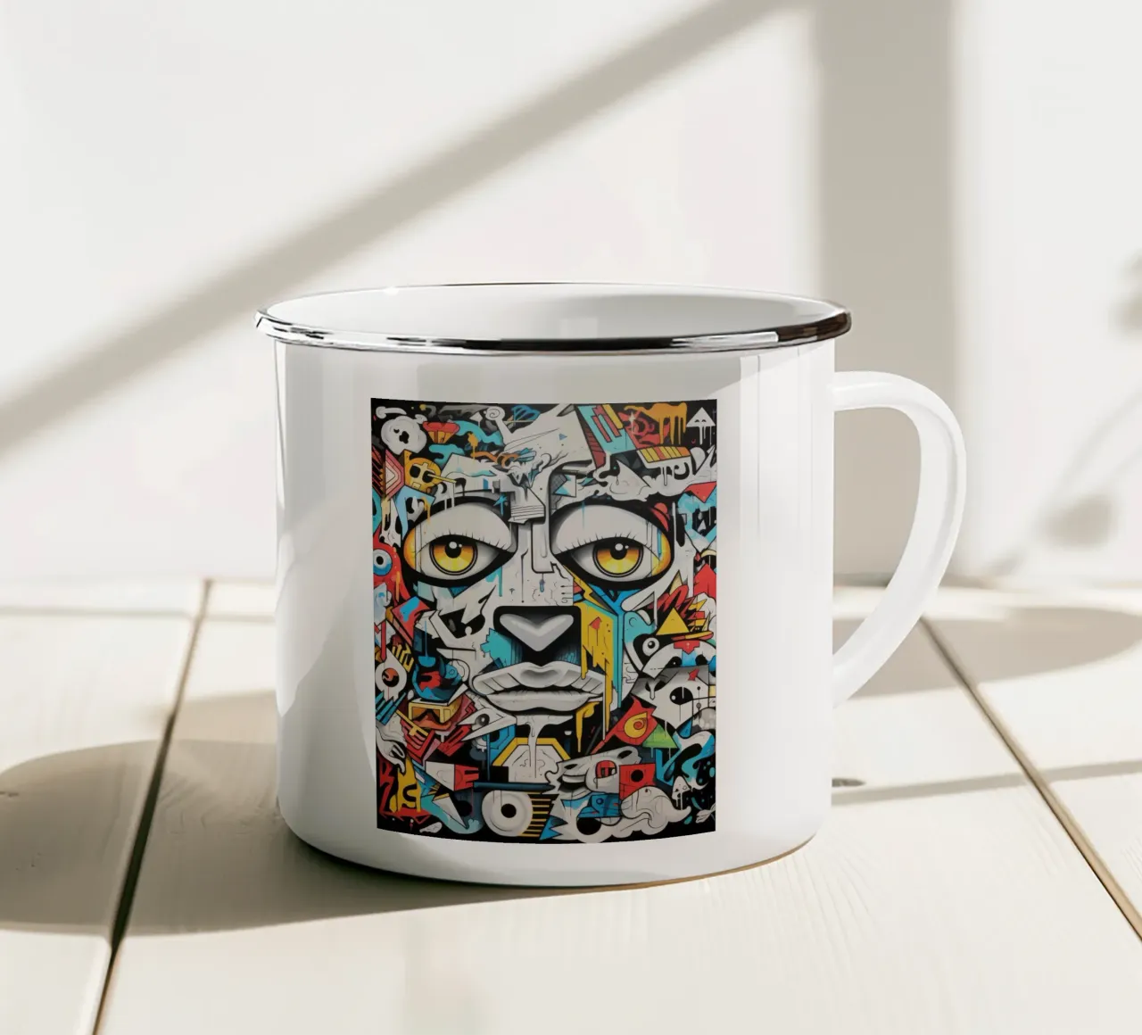 animali graffiti tazza in smalto da Art Digital Visuel