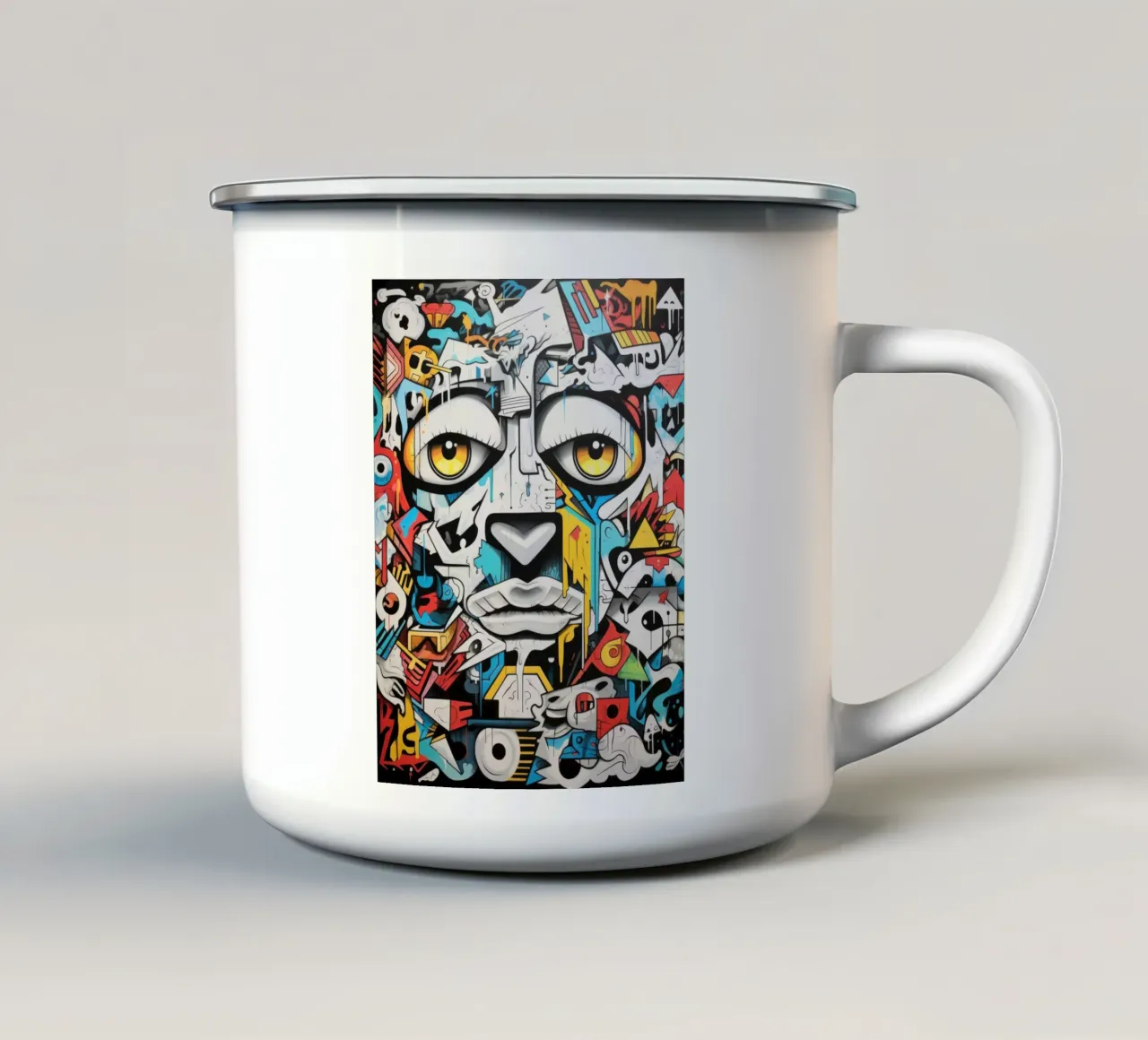 animali graffiti tazza in smalto da Art Digital Visuel