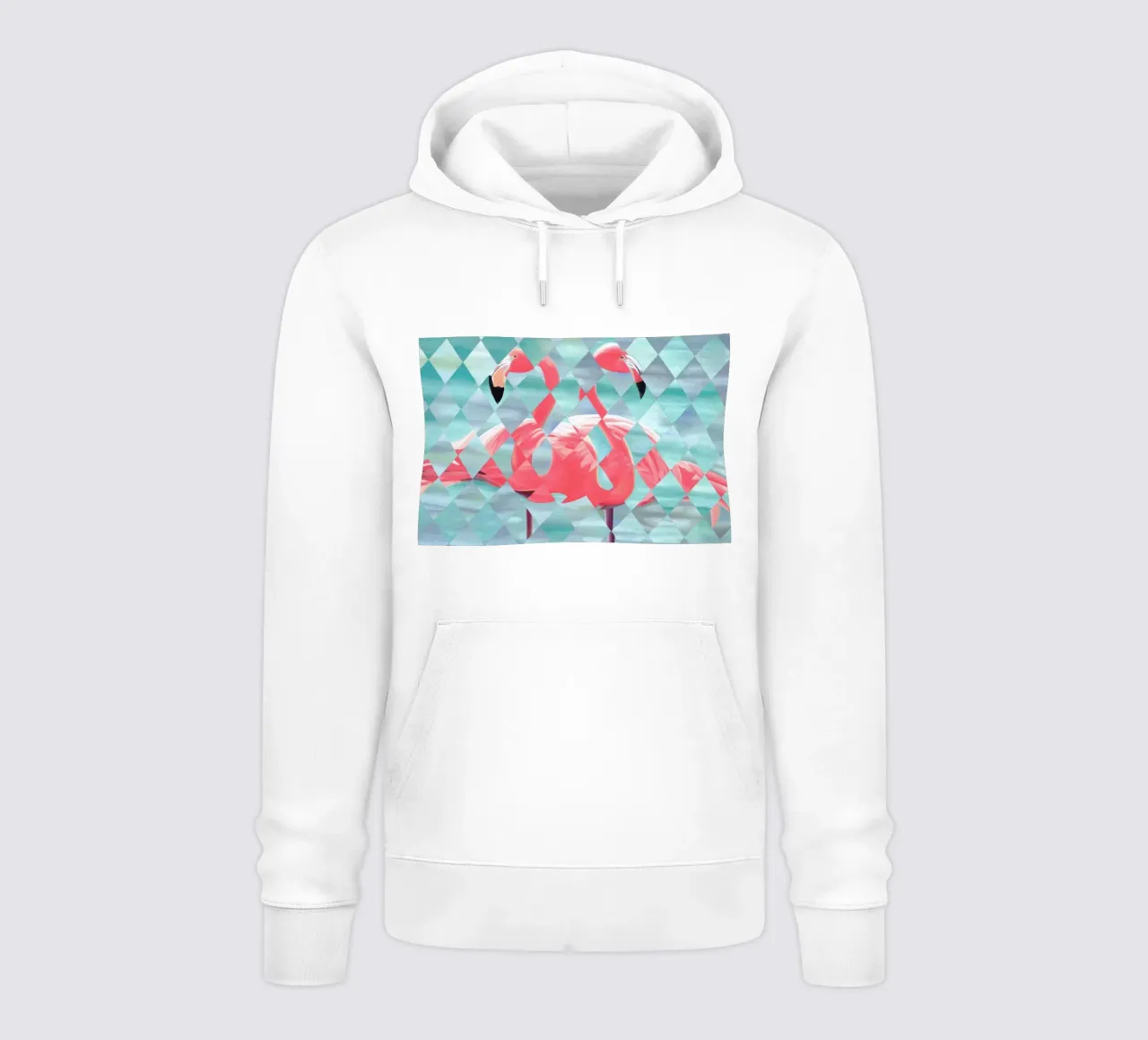 Flamingo sudadera con capucha de Allison Chaplin