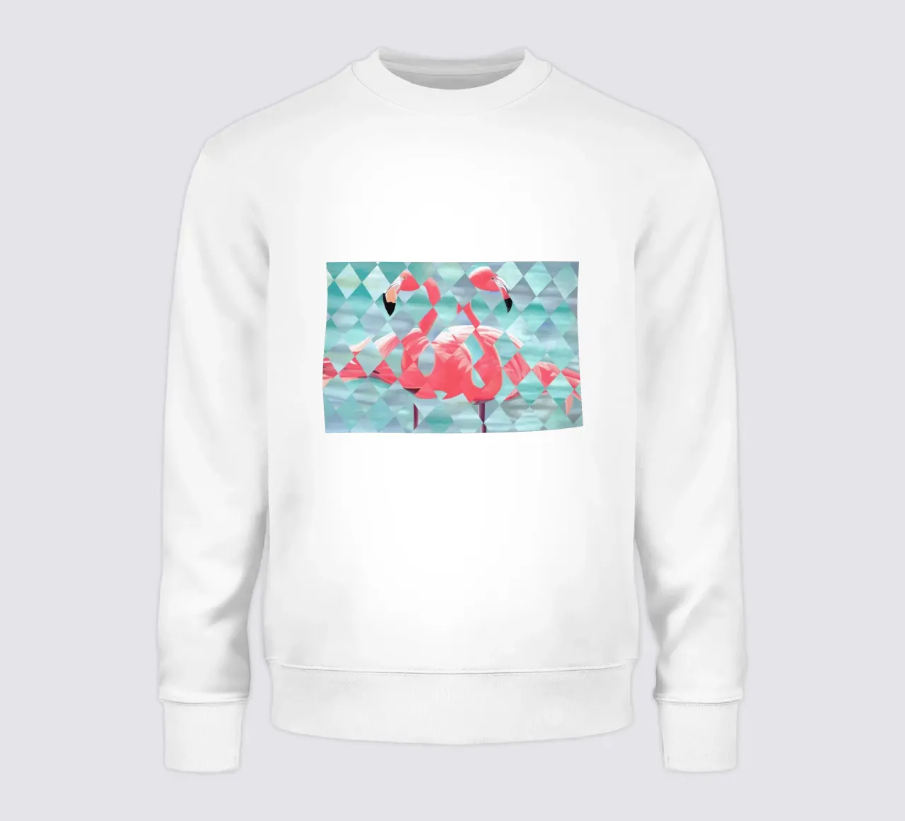 Flamingo Sweatshirt von Allison Chaplin