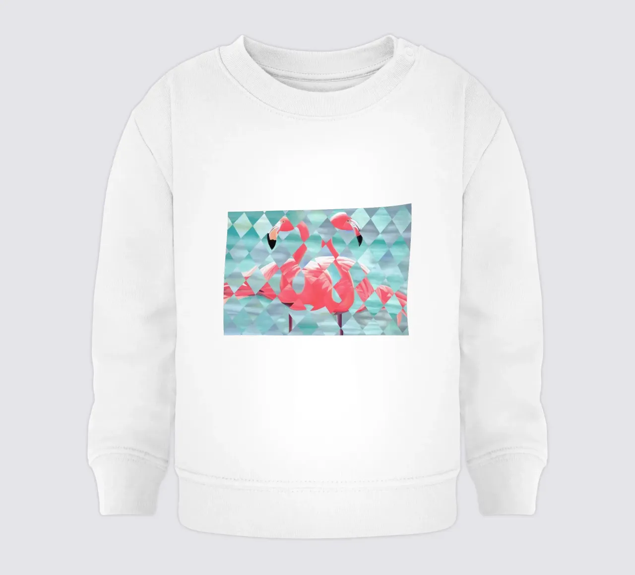 Flamingo sudadera de bebé de Allison Chaplin