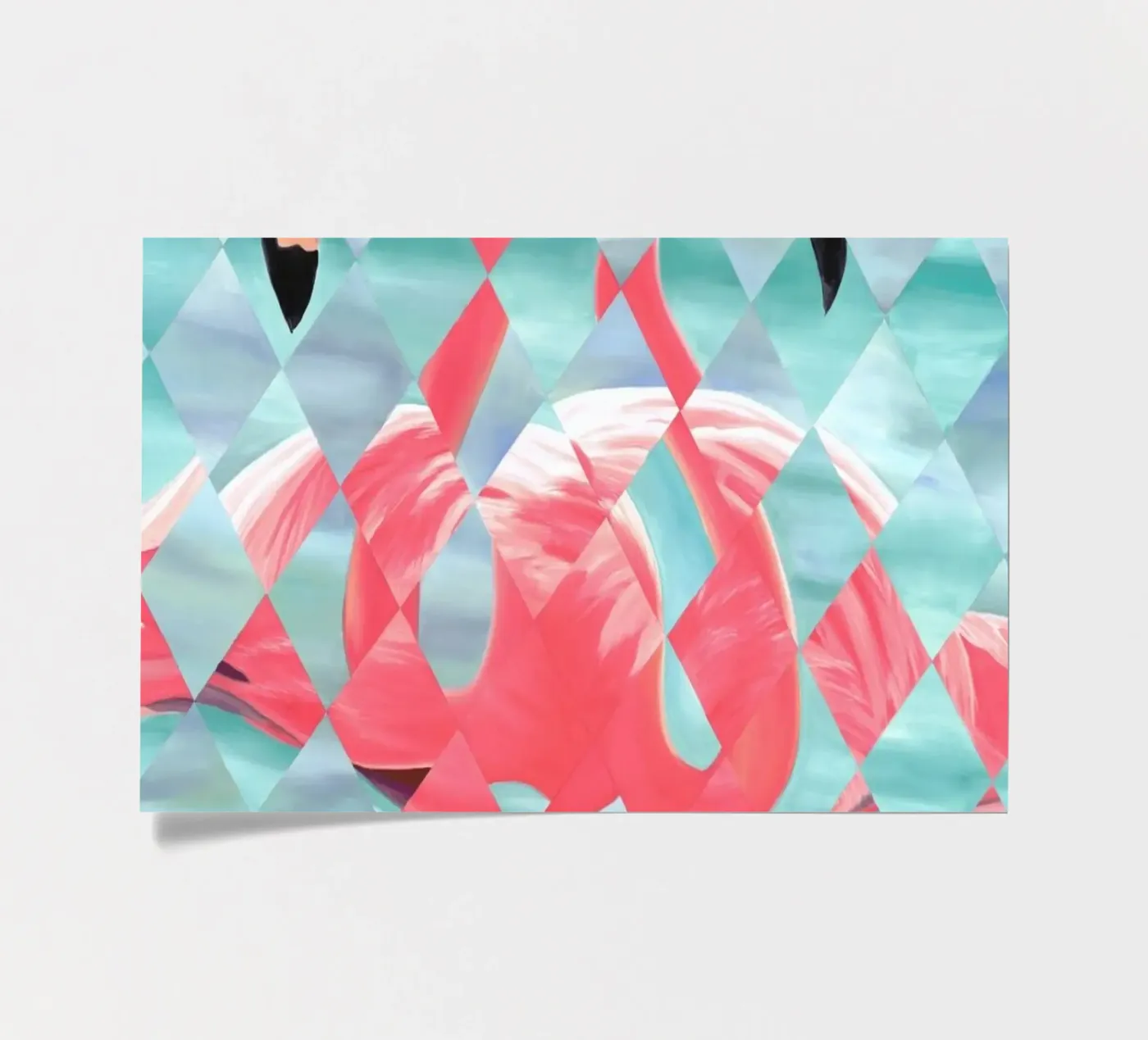 Flamingo Stickerbogen von Allison Chaplin