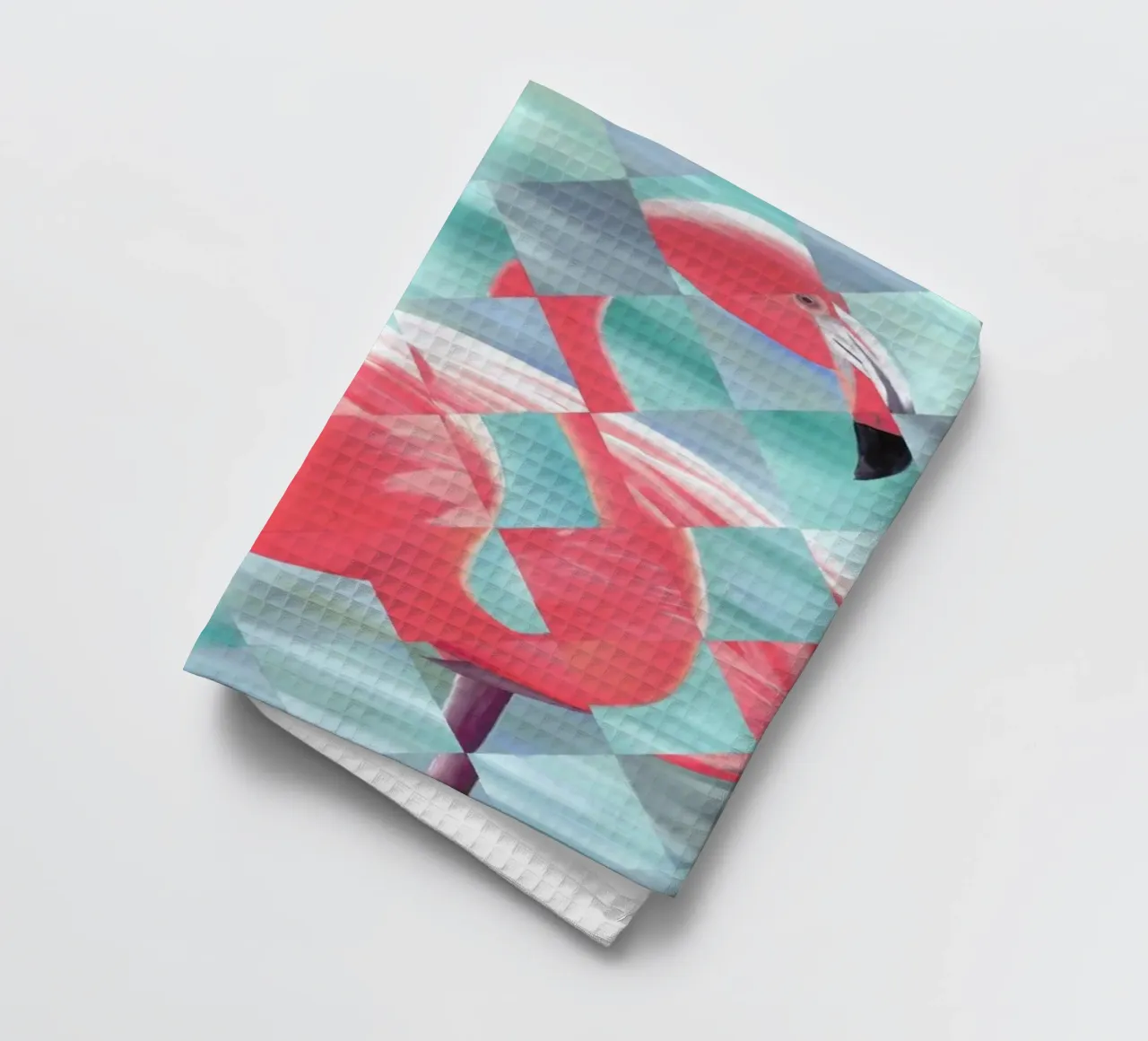 Flamingo Geschirrtuch von Allison Chaplin