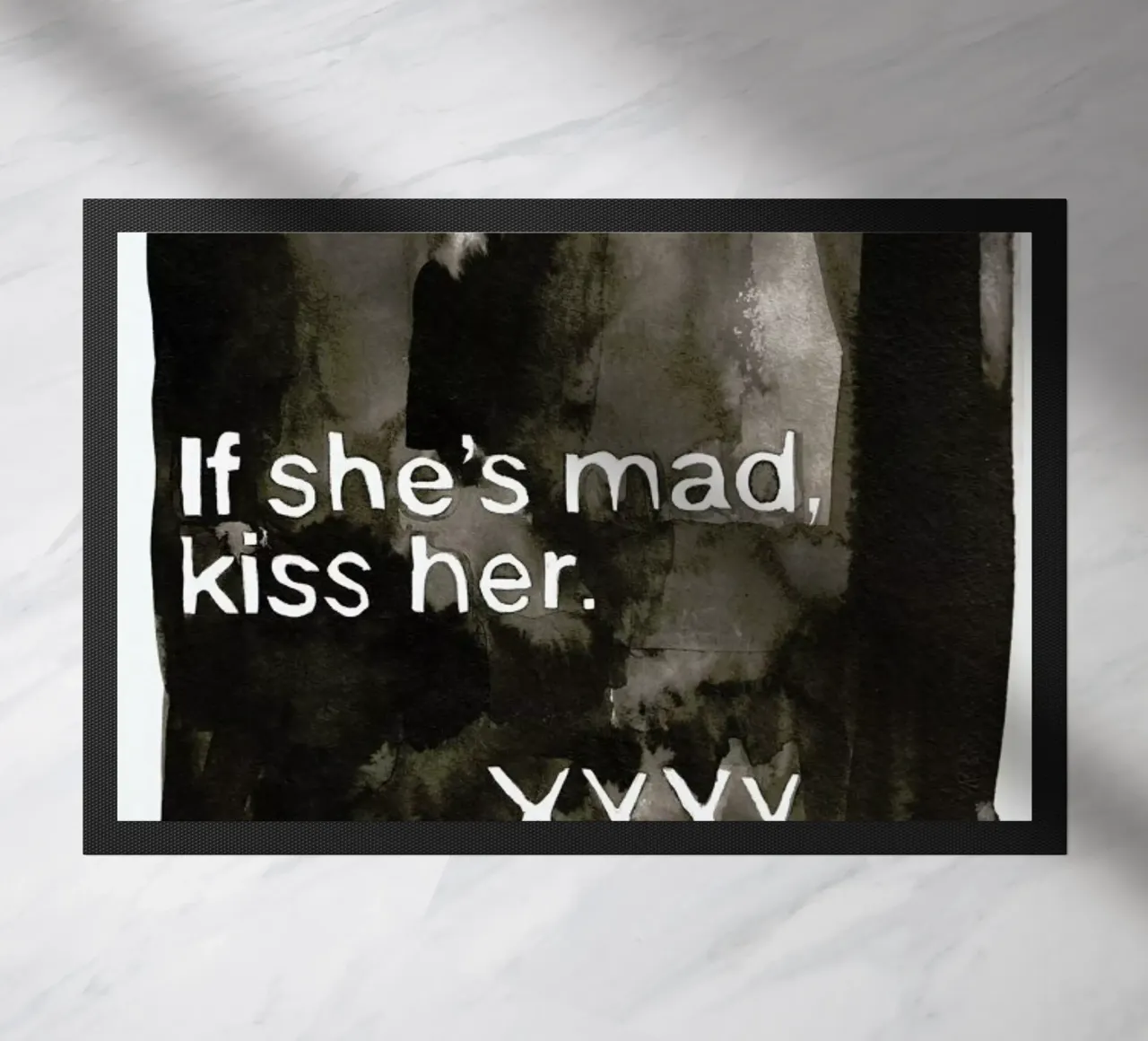 King Queen deurmat van Victoria Verbaan