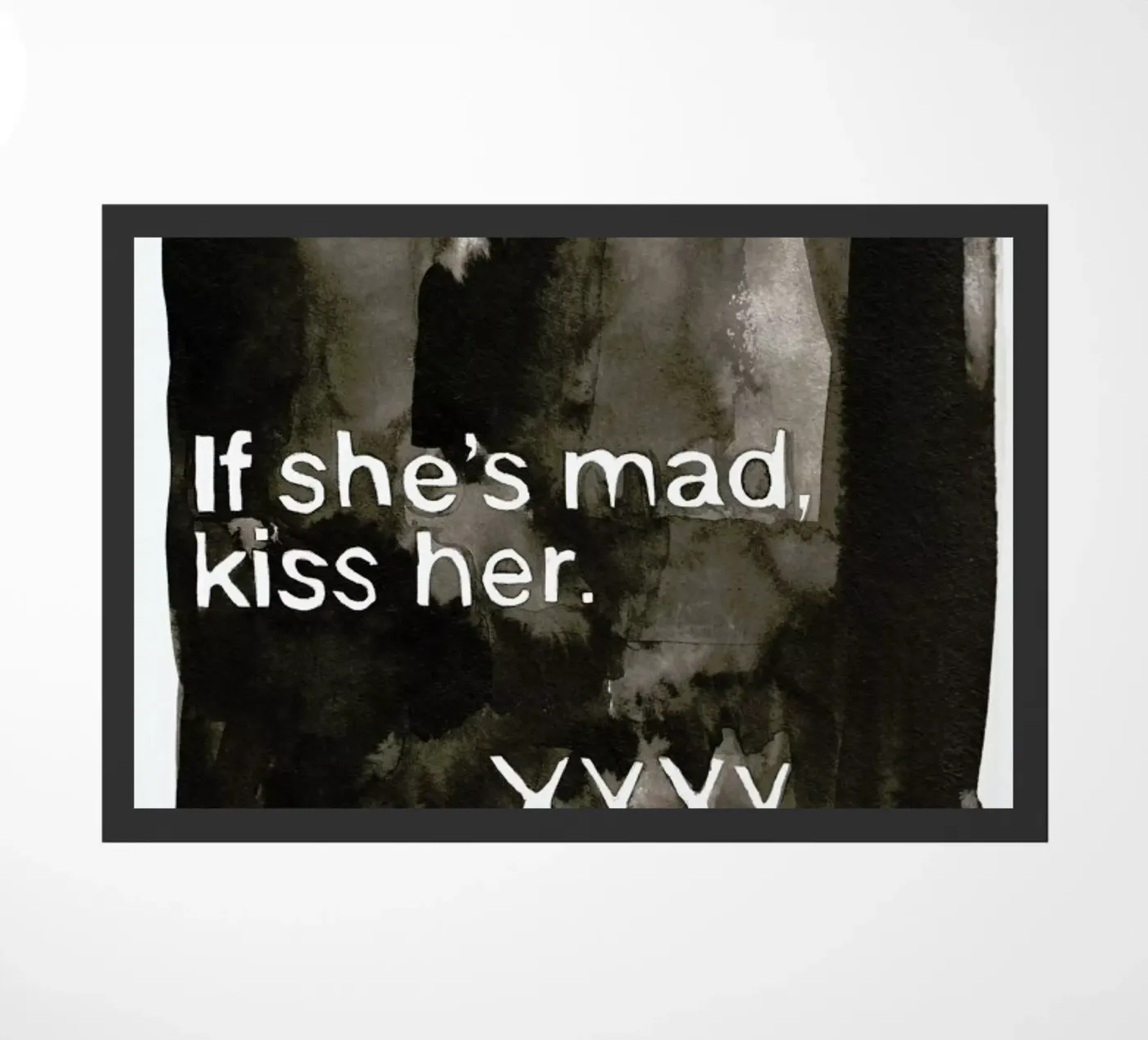 King Queen doormat by Victoria Verbaan