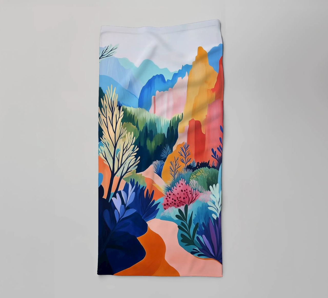 Sentier des Ocres towel by studiofox