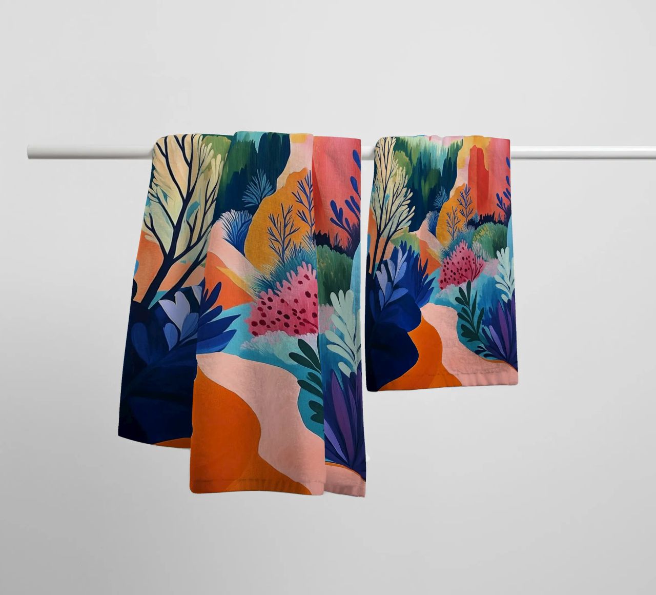 Sentier des Ocres towel by studiofox