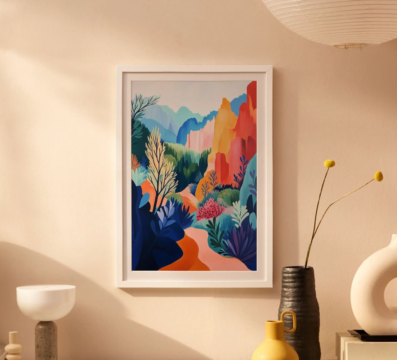 Sentier des Ocres Poster von studiofox