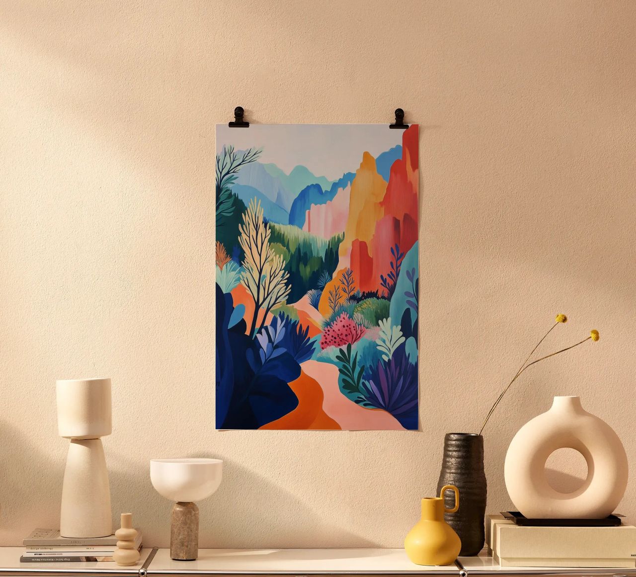 Sentier des Ocres Poster von studiofox